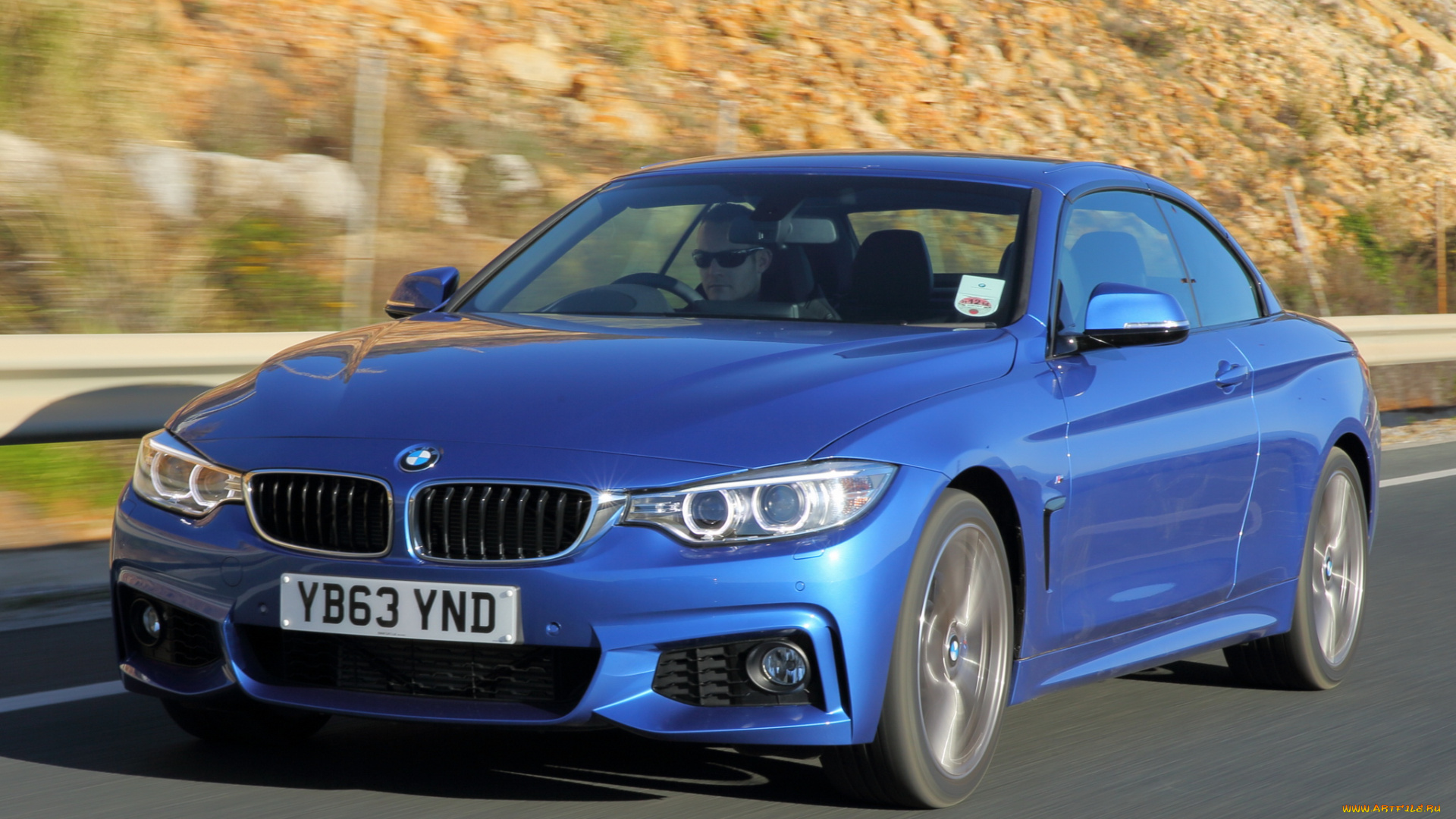 автомобили, bmw, 435i, cabrio, m, sport, package, uk-spec, f33, 2014, синий