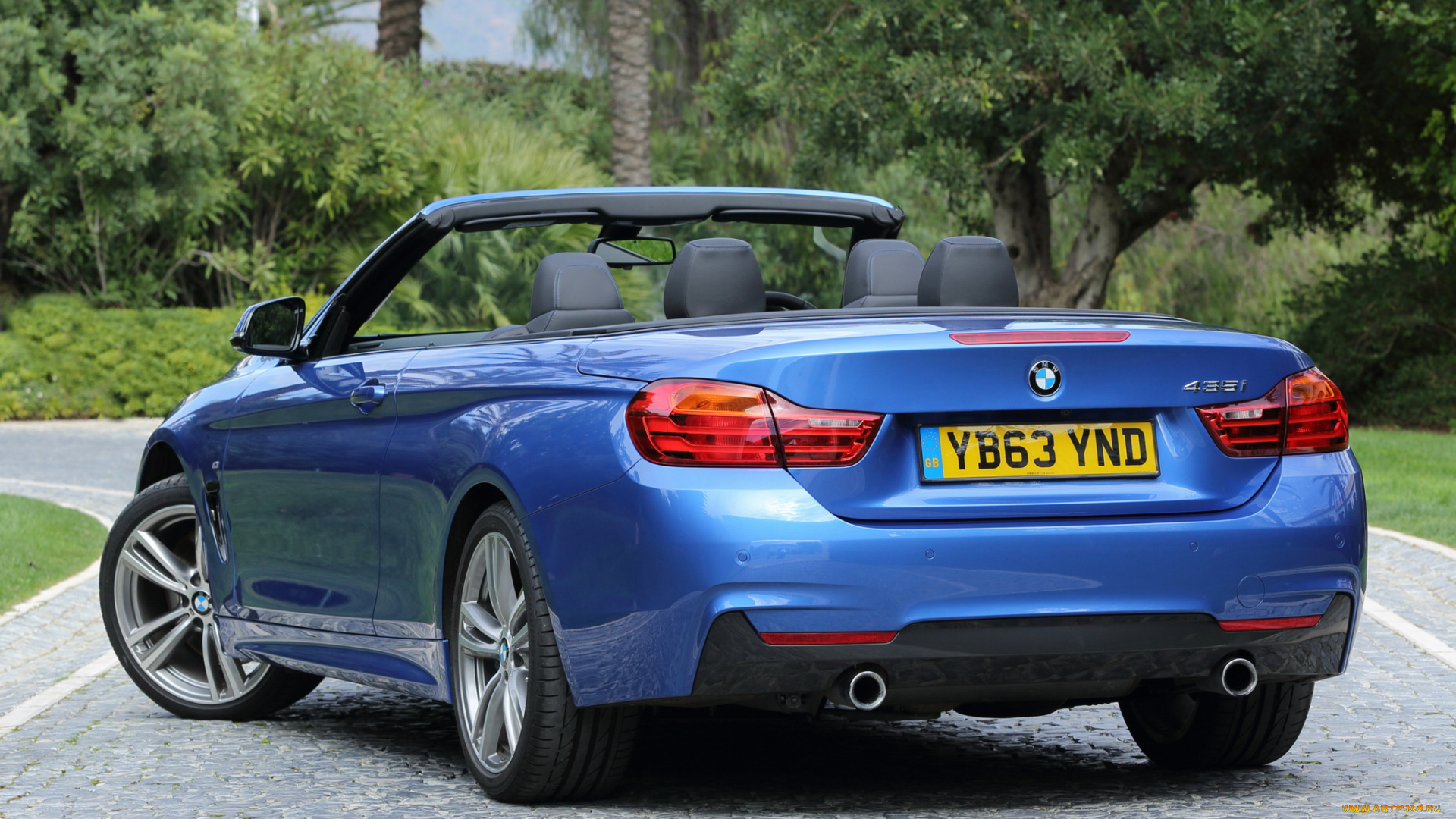 автомобили, bmw, 435i, cabrio, m, sport, package, uk-spec, f33, 2014, синий