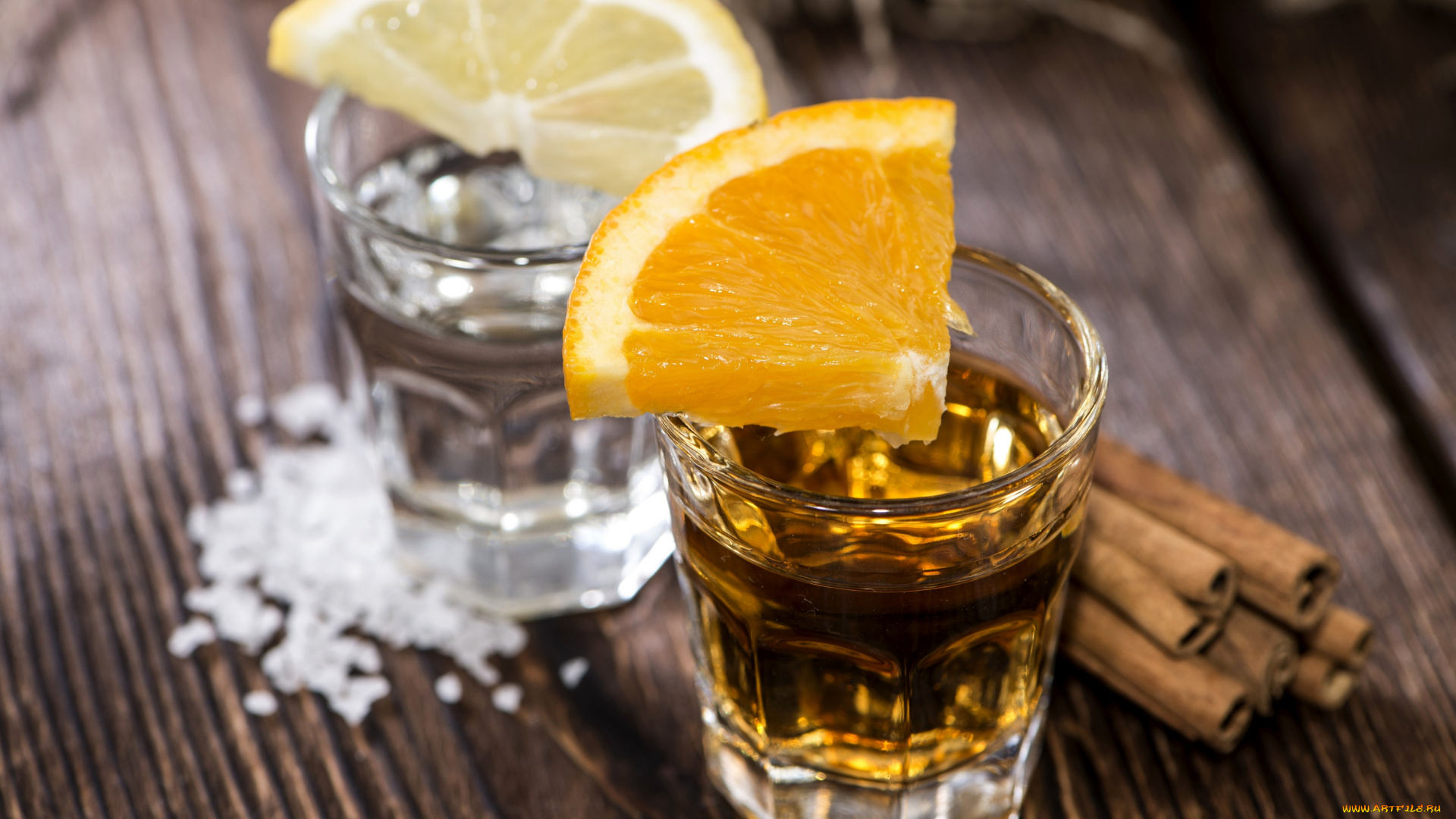 еда, напитки, корица, лимон, апельсин, цитрусы, рюмки