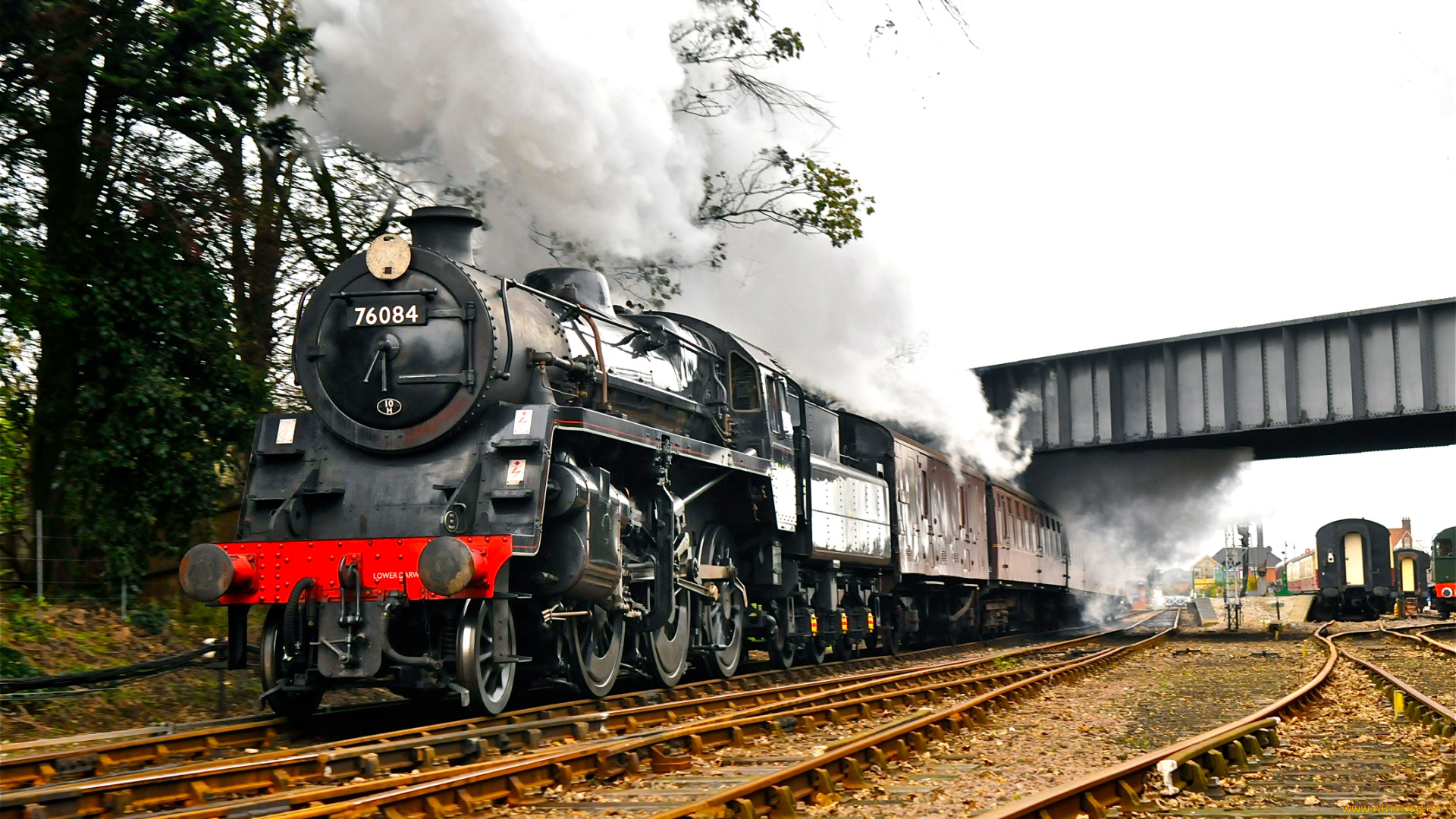 техника, паровозы, поезд, дорога, железная, паровоз, рельсы