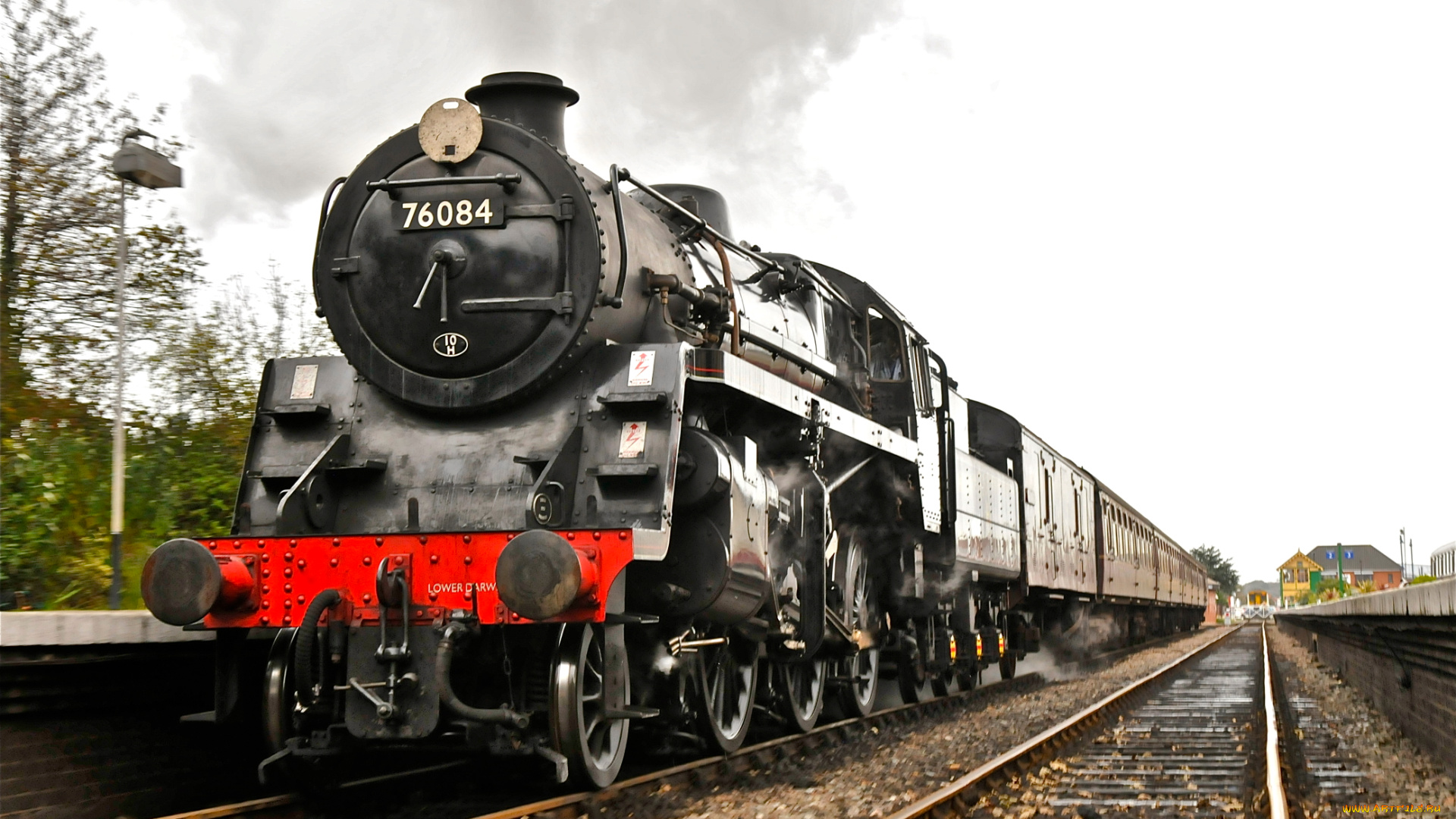 техника, паровозы, поезд, железная, паровоз, рельсы, дорога