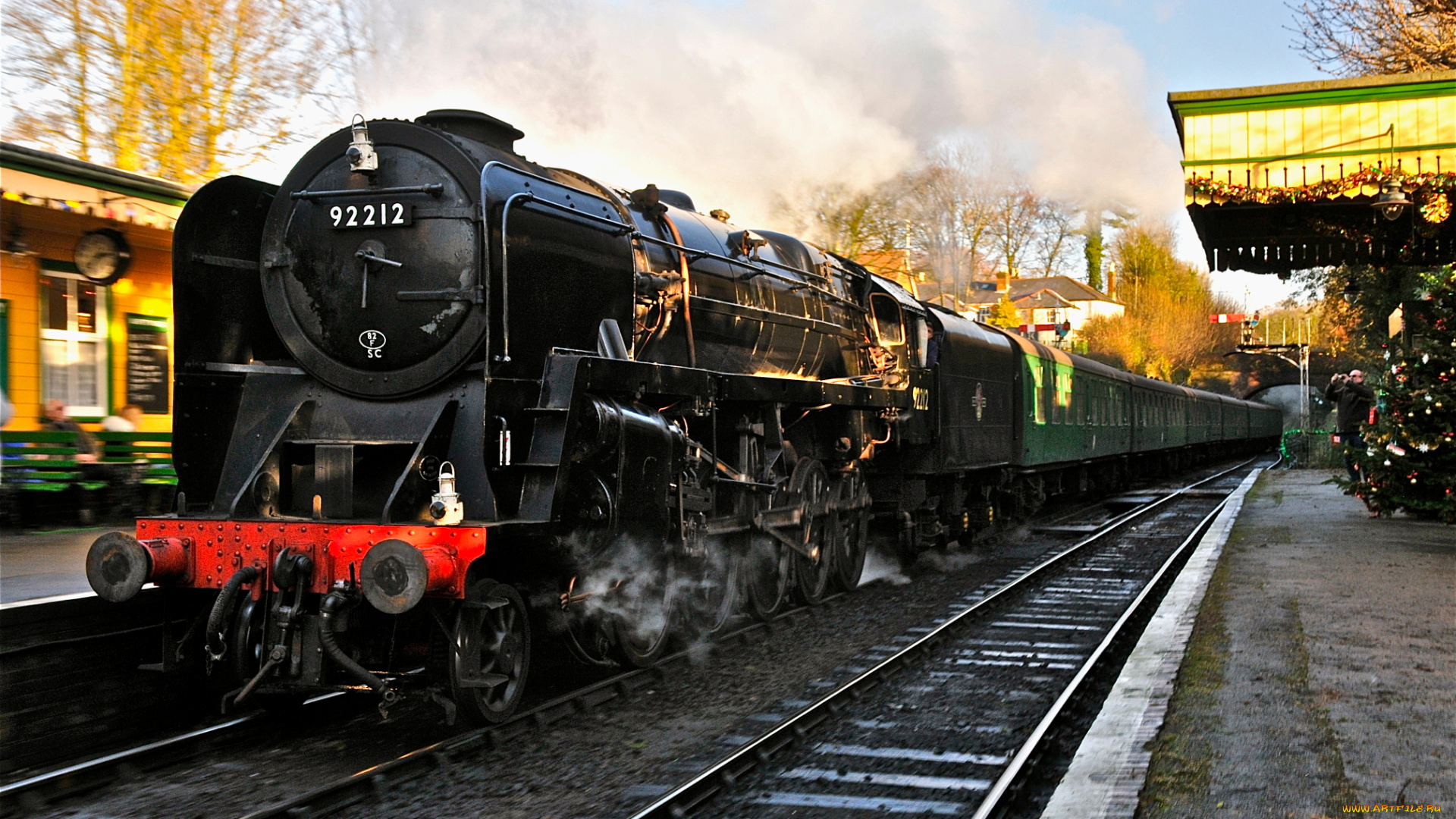 техника, паровозы, железная, дорога, рельсы, паровоз, поезд