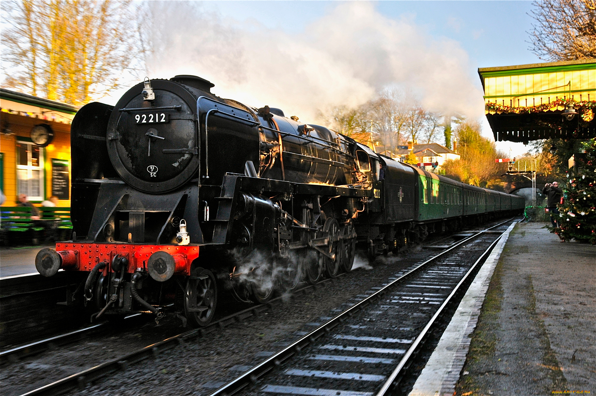 техника, паровозы, железная, дорога, рельсы, паровоз, поезд