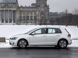 Картинка автомобили volkswagen e-golf typ 5g 2013