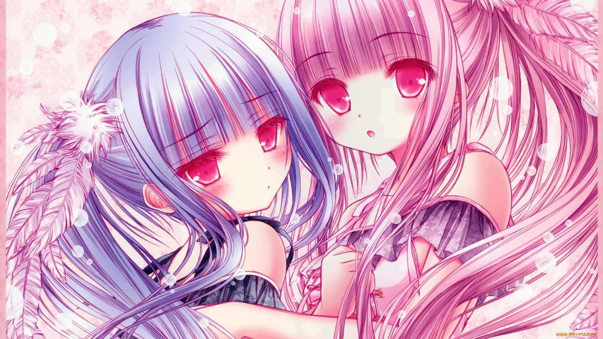 аниме, tinkle, , artbook, взгляд, девушки, арт, tinkle