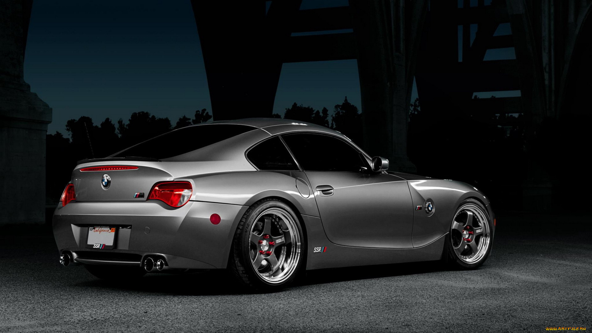 bmw, z4, автомобили, bmw, бмв, z4, родстер, 1013mm, тюнинг, ночь