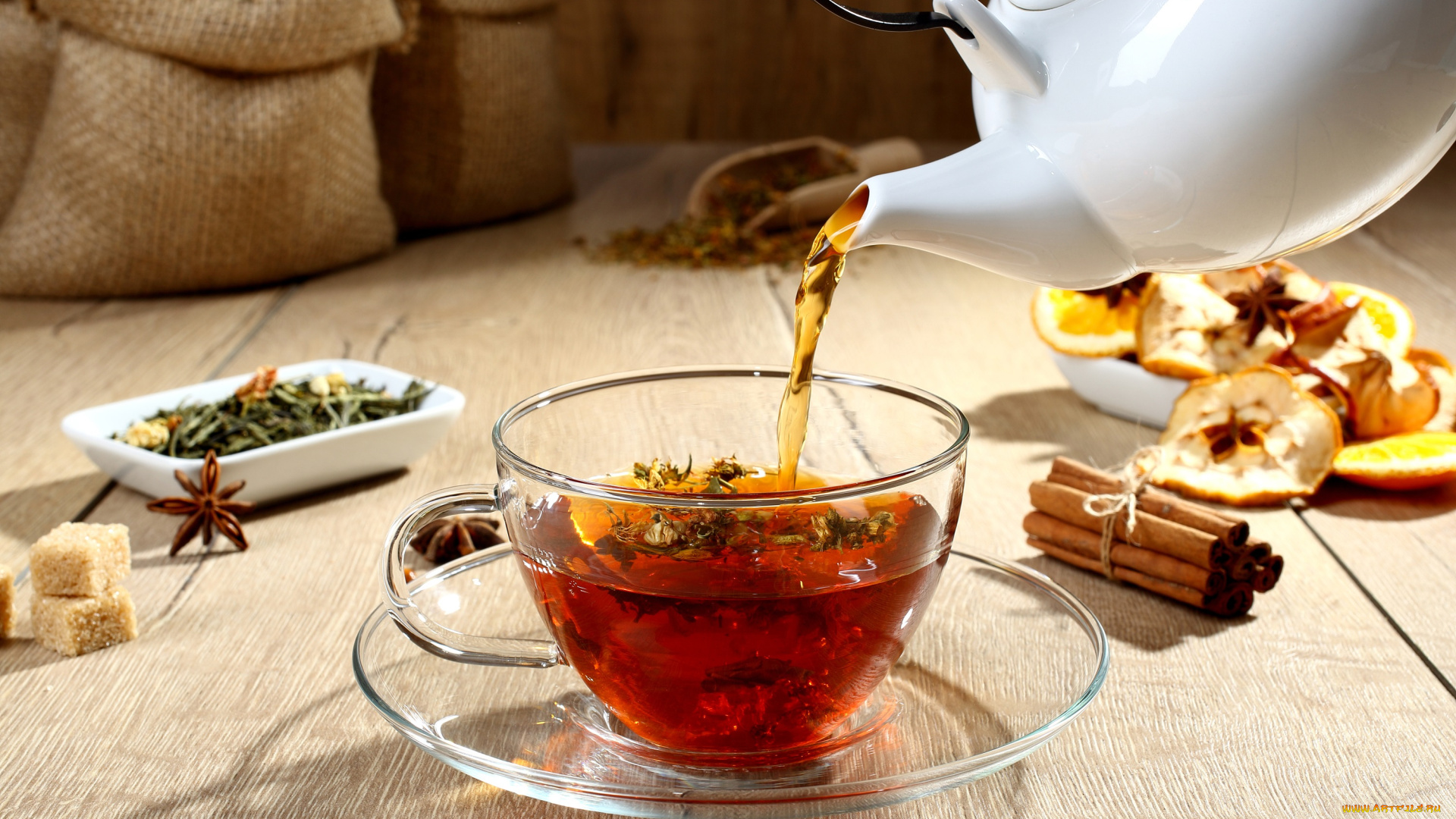 еда, напитки, , Чай, корица, заварник, чай, яблоки, бадьян, сахар