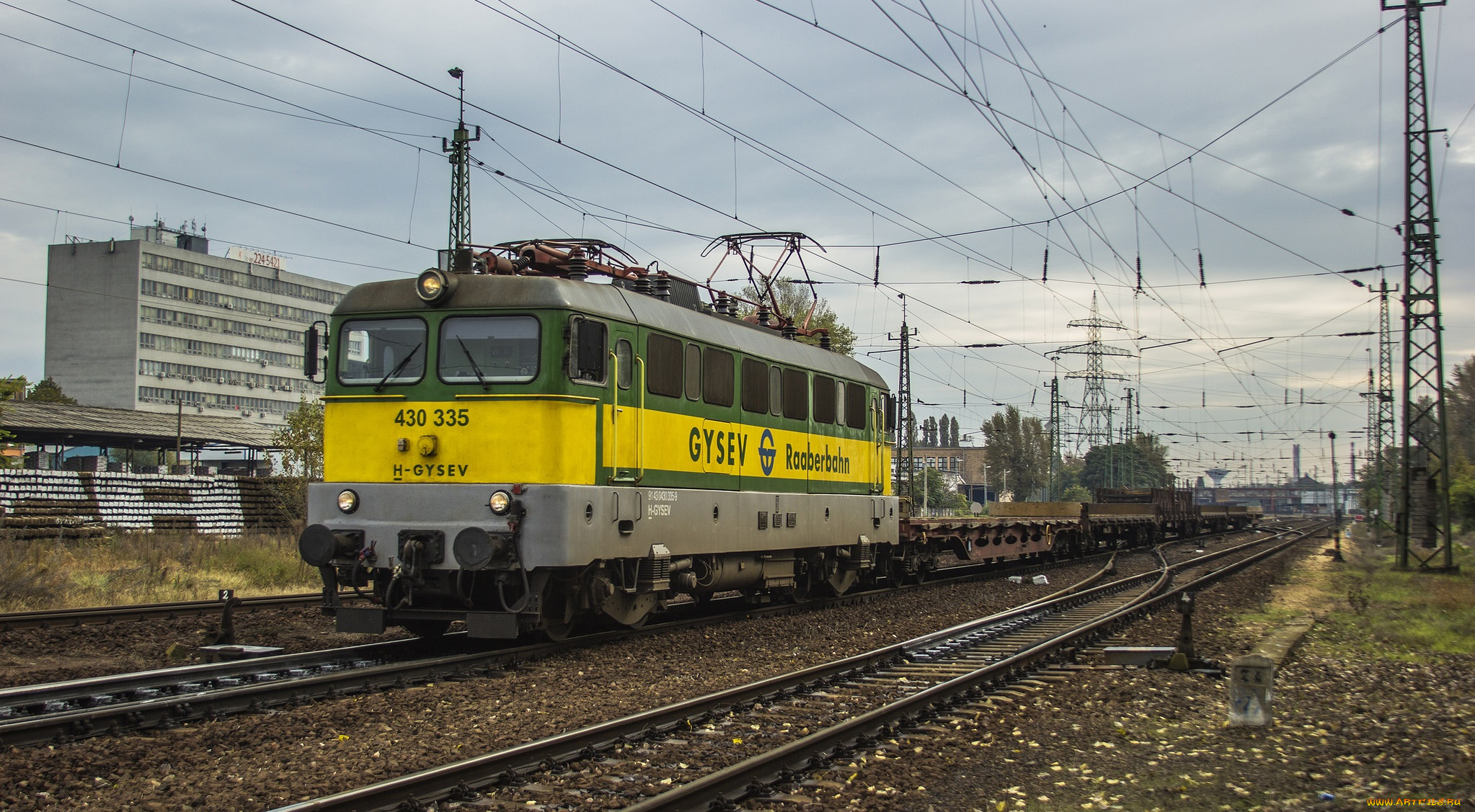 техника, электрички, железная, дорога, локомотив, состав