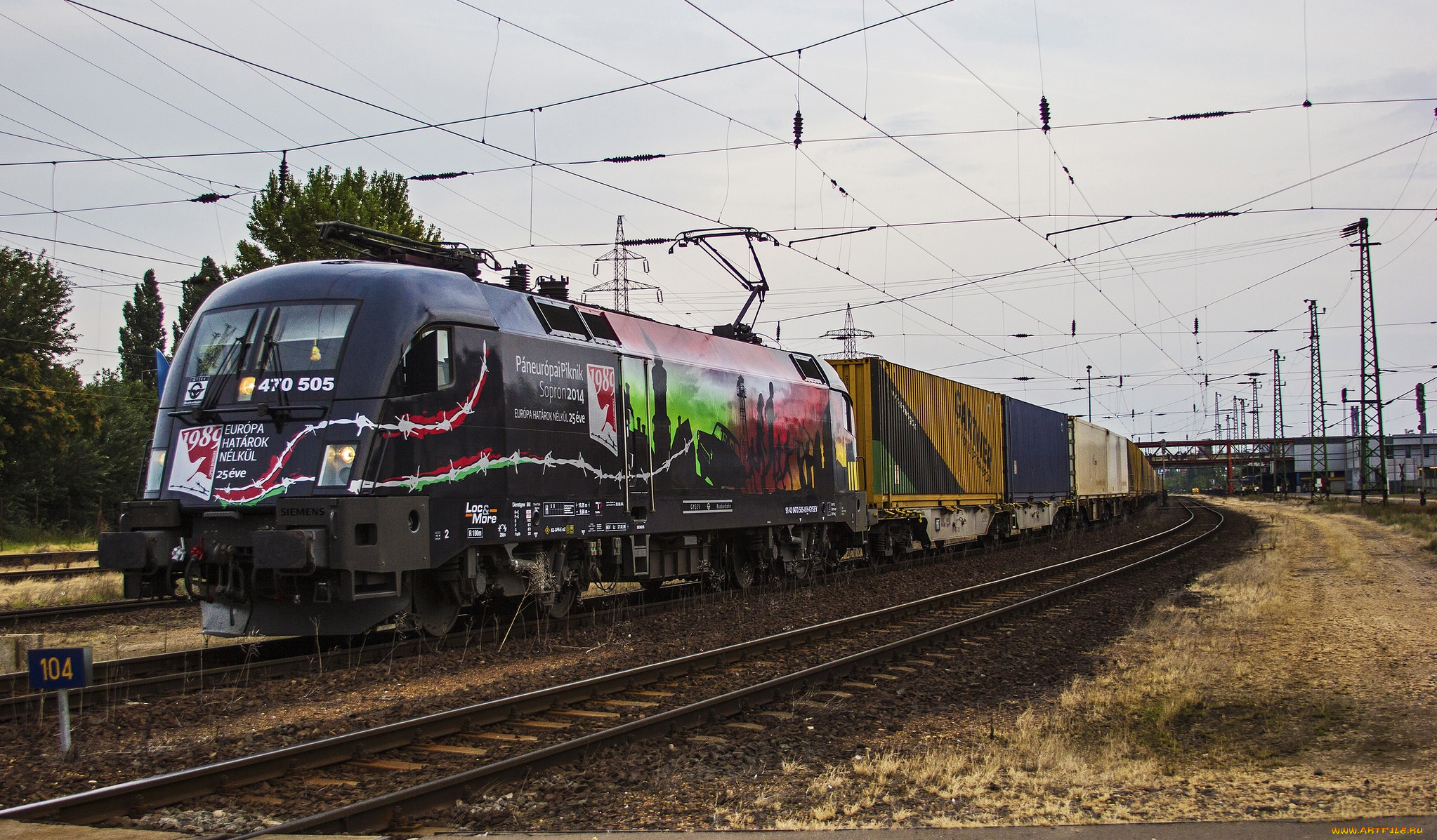 техника, электрички, железная, дорога, локомотив, состав