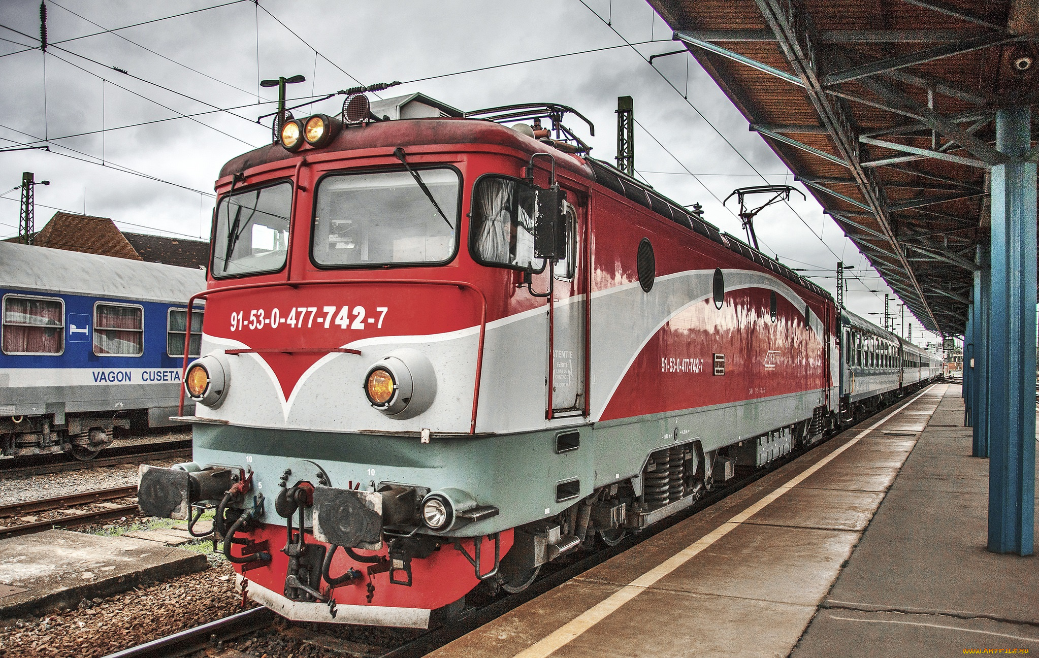 техника, электрички, железная, дорога, локомотив, состав