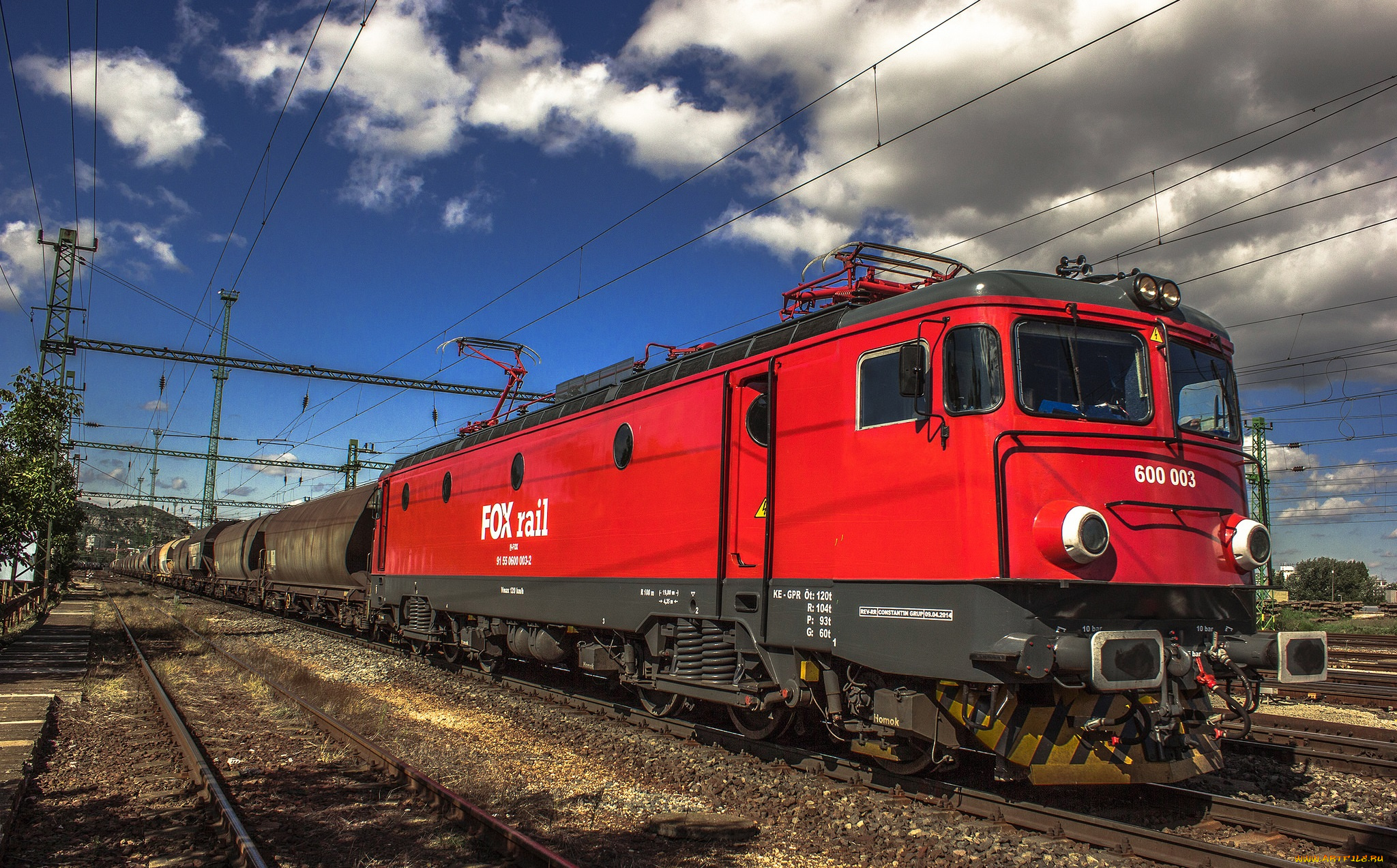 техника, электрички, железная, дорога, локомотив, состав