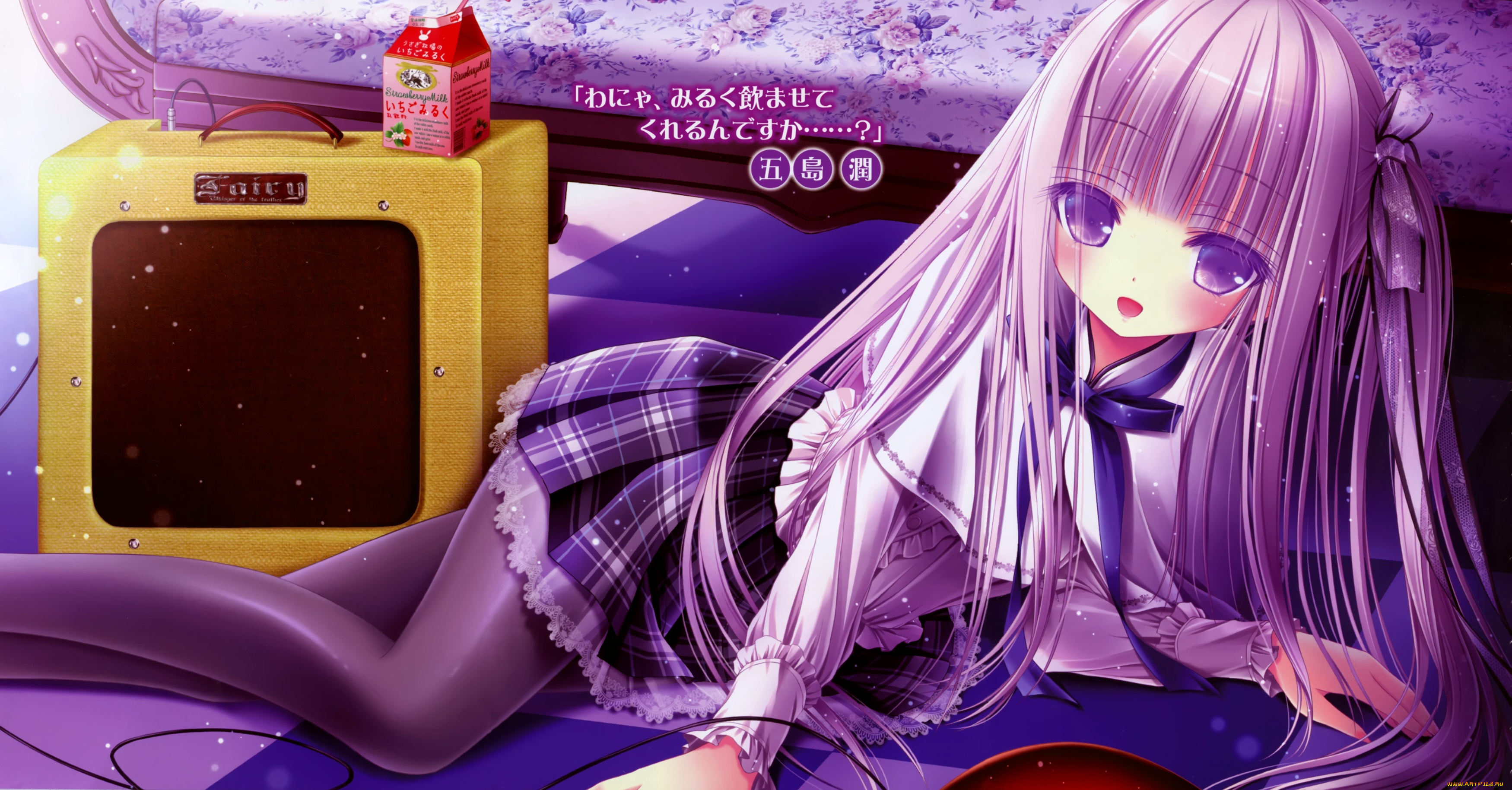 аниме, tinkle, , artbook, взгляд, tinkle, юбка, девушка