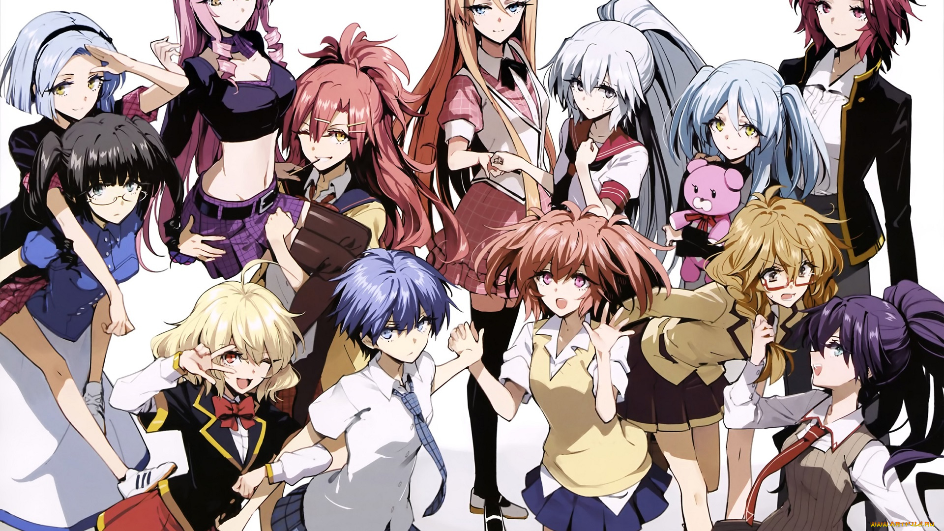 аниме, akuma, no, riddle, akuma, no, riddle, девушки