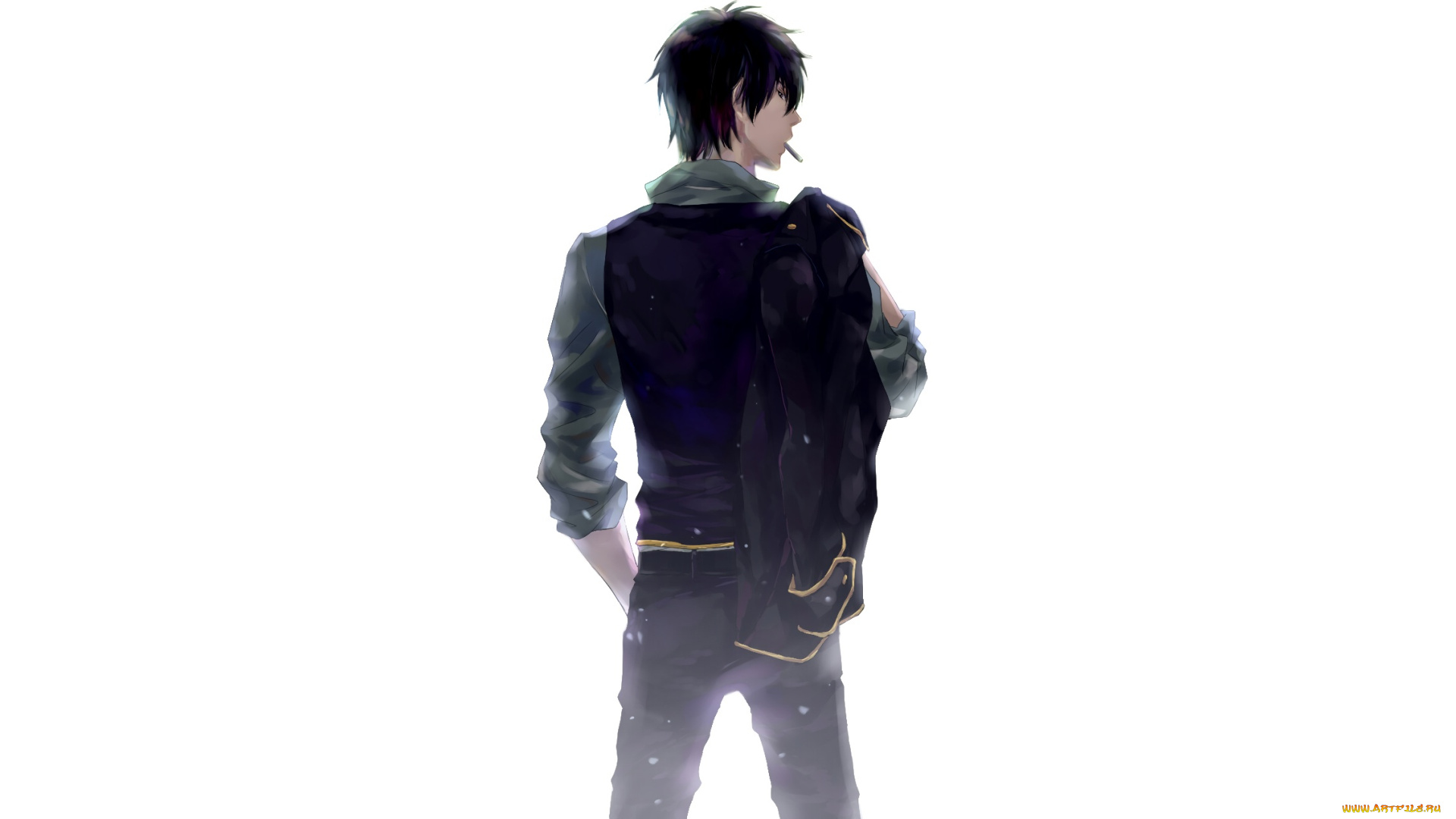 аниме, gintama, hijikata, toushirou, feiqiuxuan