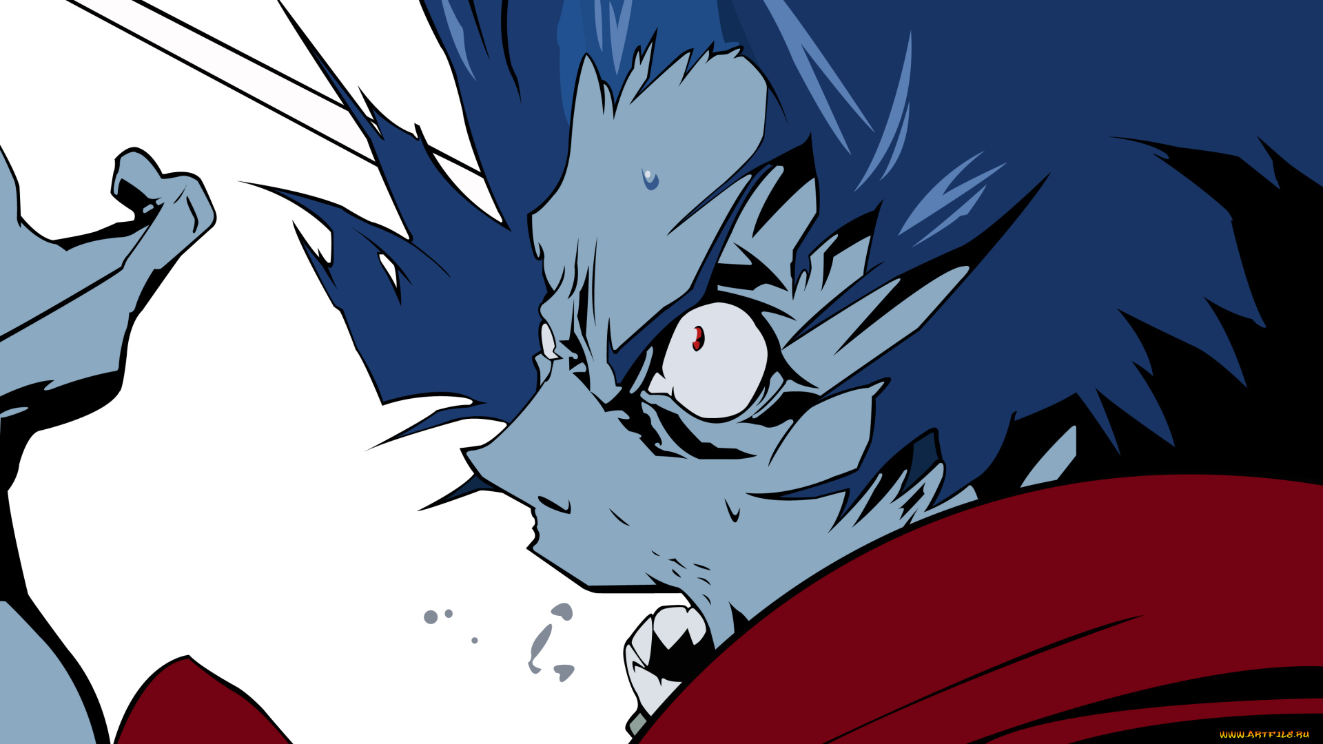 аниме, samurai, champloo, злость, муген