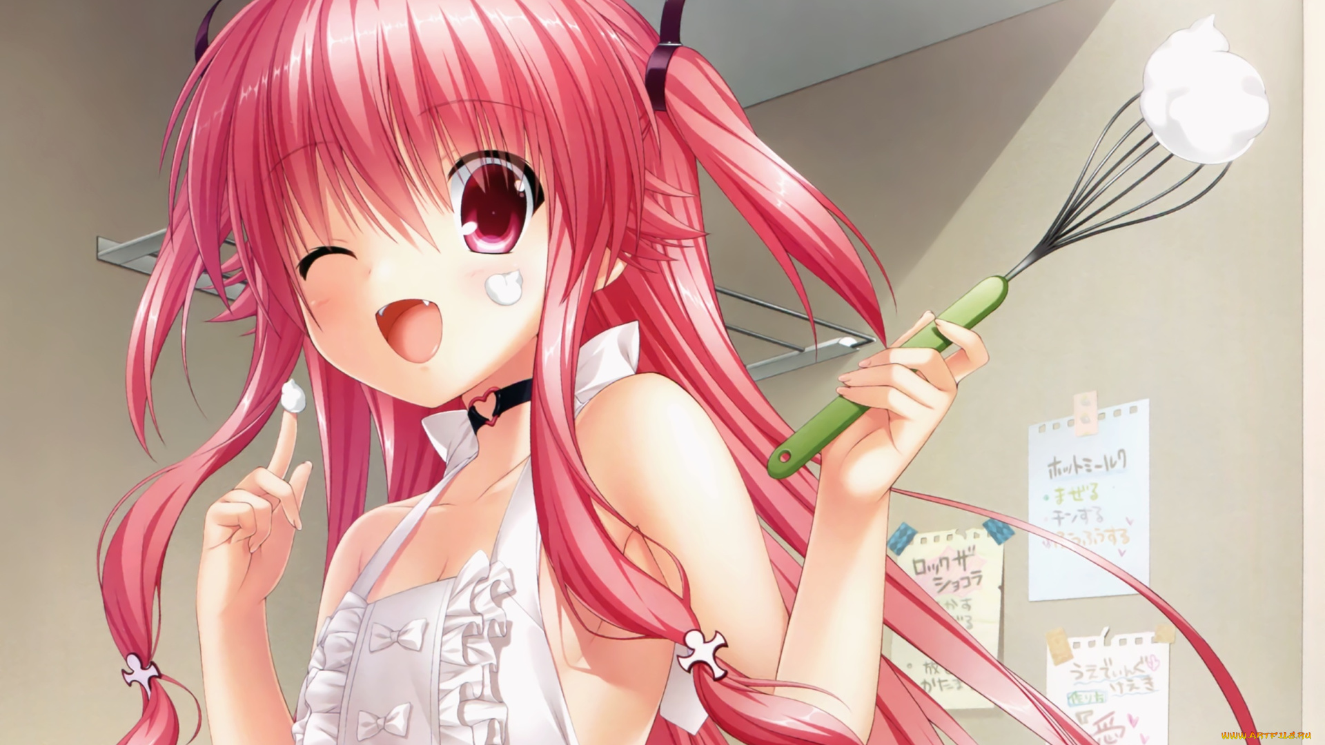 аниме, unknown, , другое, девушка, фон, взгляд