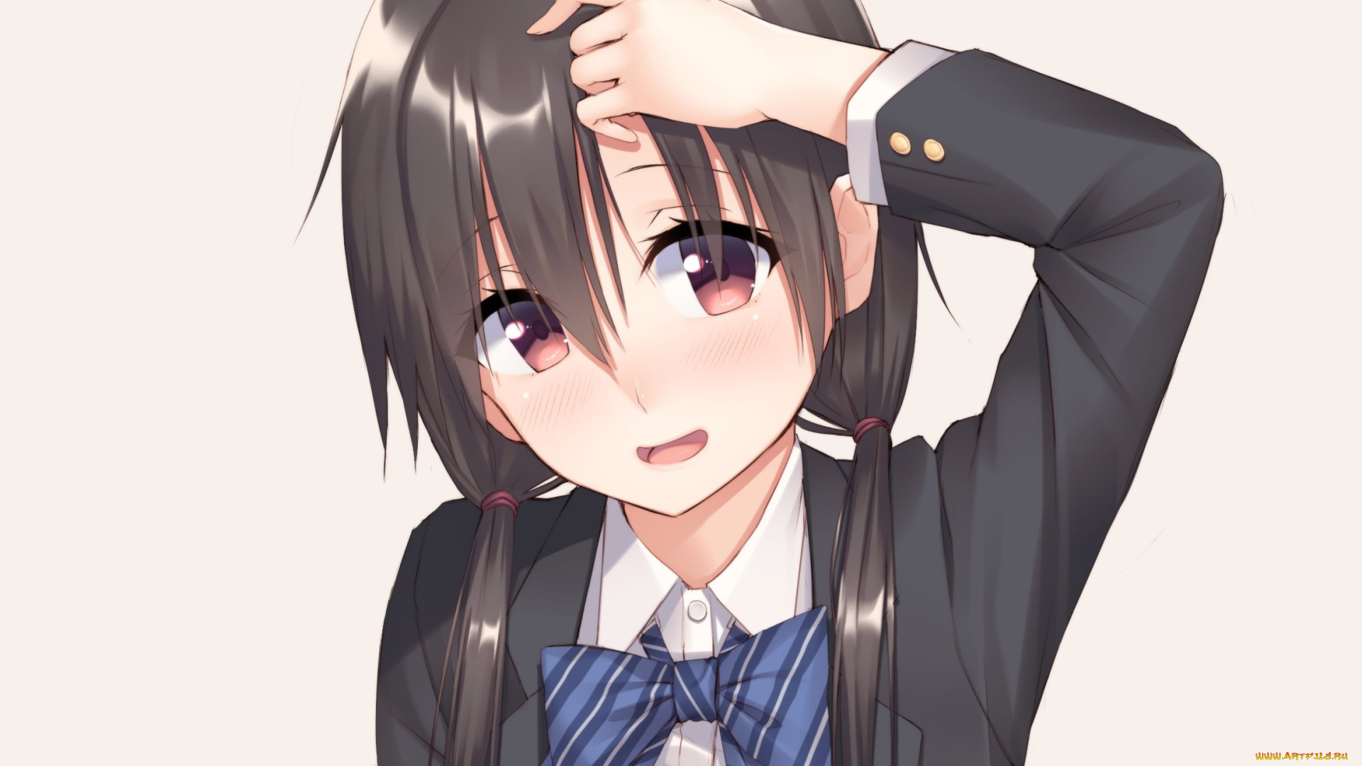 аниме, unknown, , другое, фон, взгляд, девушка