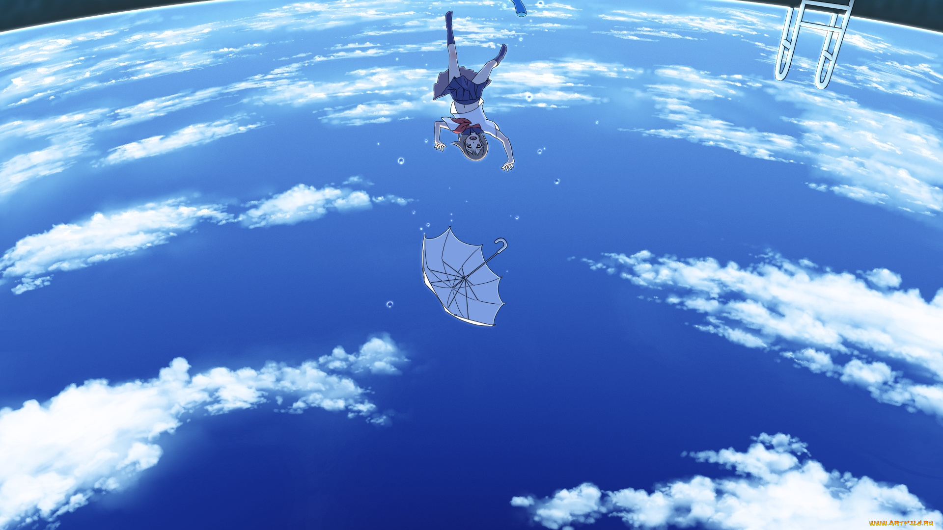 аниме, unknown, , другое, syego, космос, девочка, арт