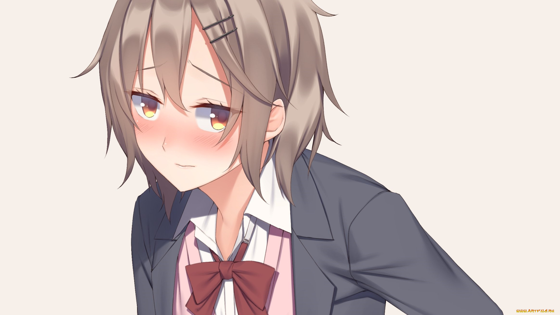 аниме, unknown, , другое, взгляд, девушка, фон