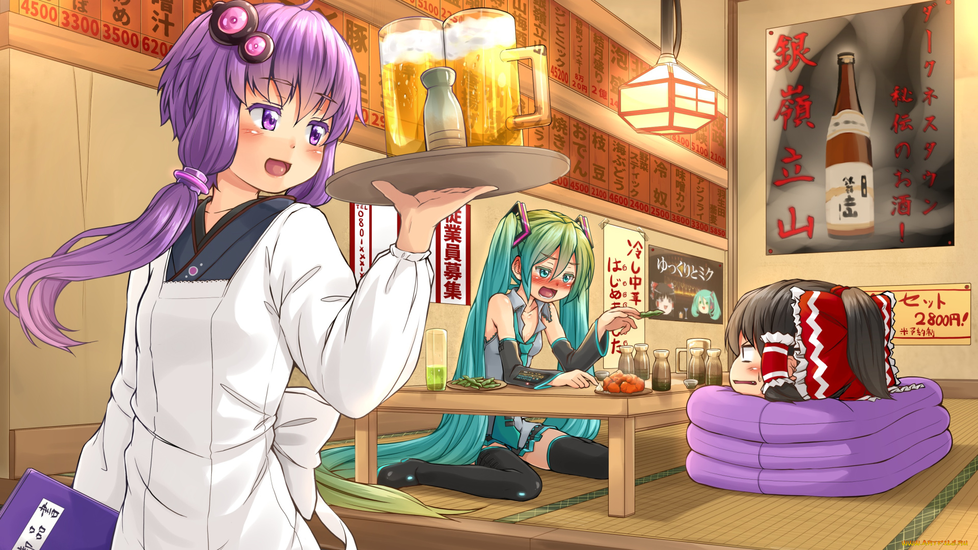 аниме, vocaloid, девочки