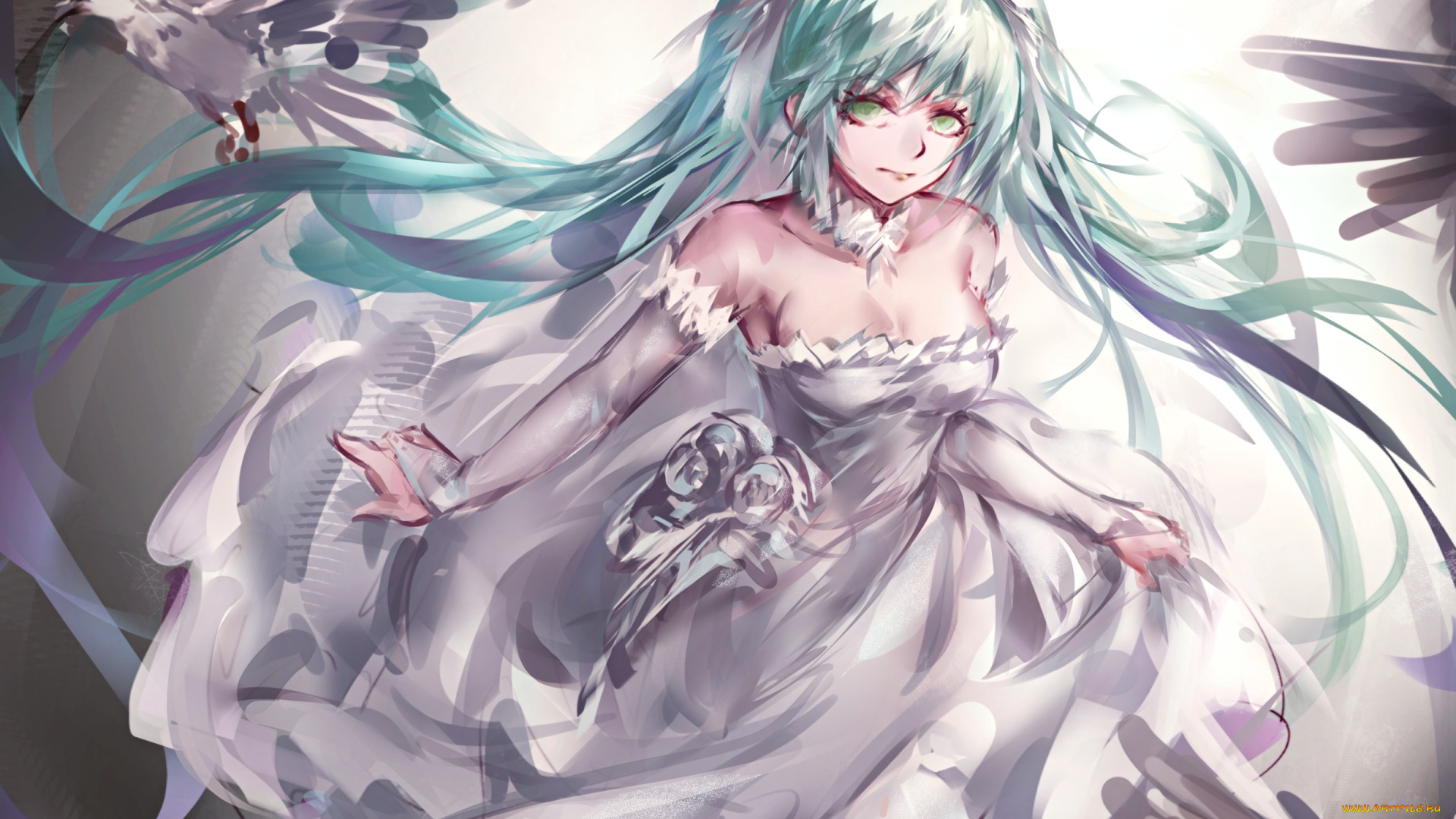 аниме, vocaloid, gavinlee, hatsune, miku