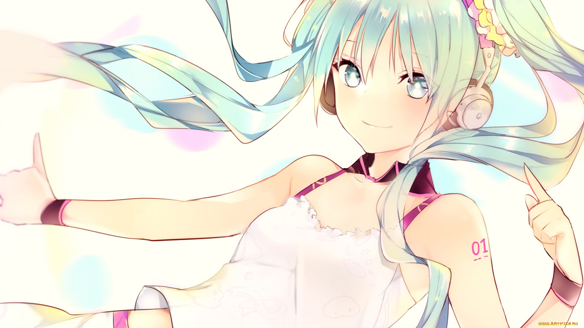 аниме, vocaloid, hatsune, miku
