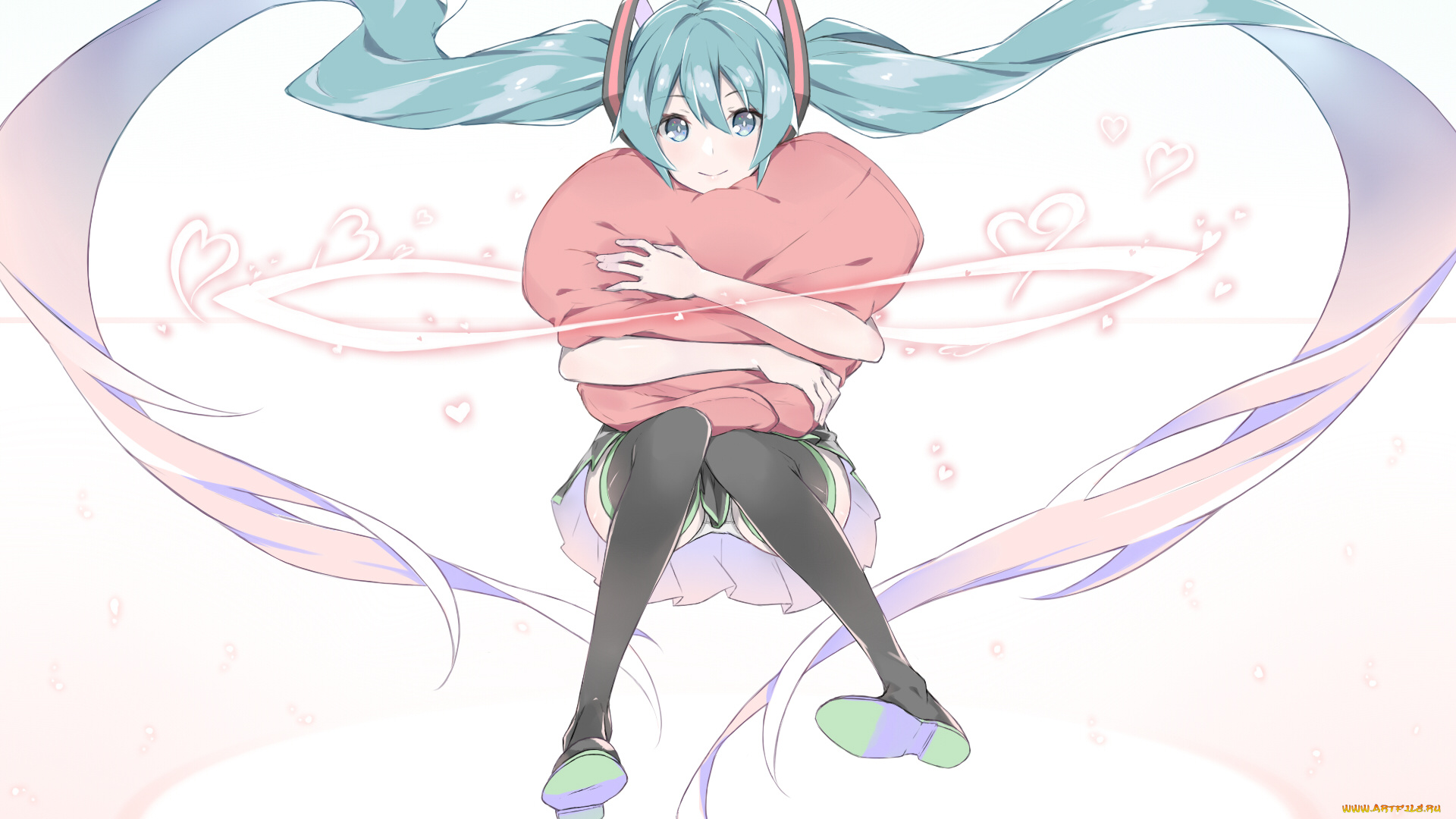 аниме, vocaloid, hatsune, miku, fhang