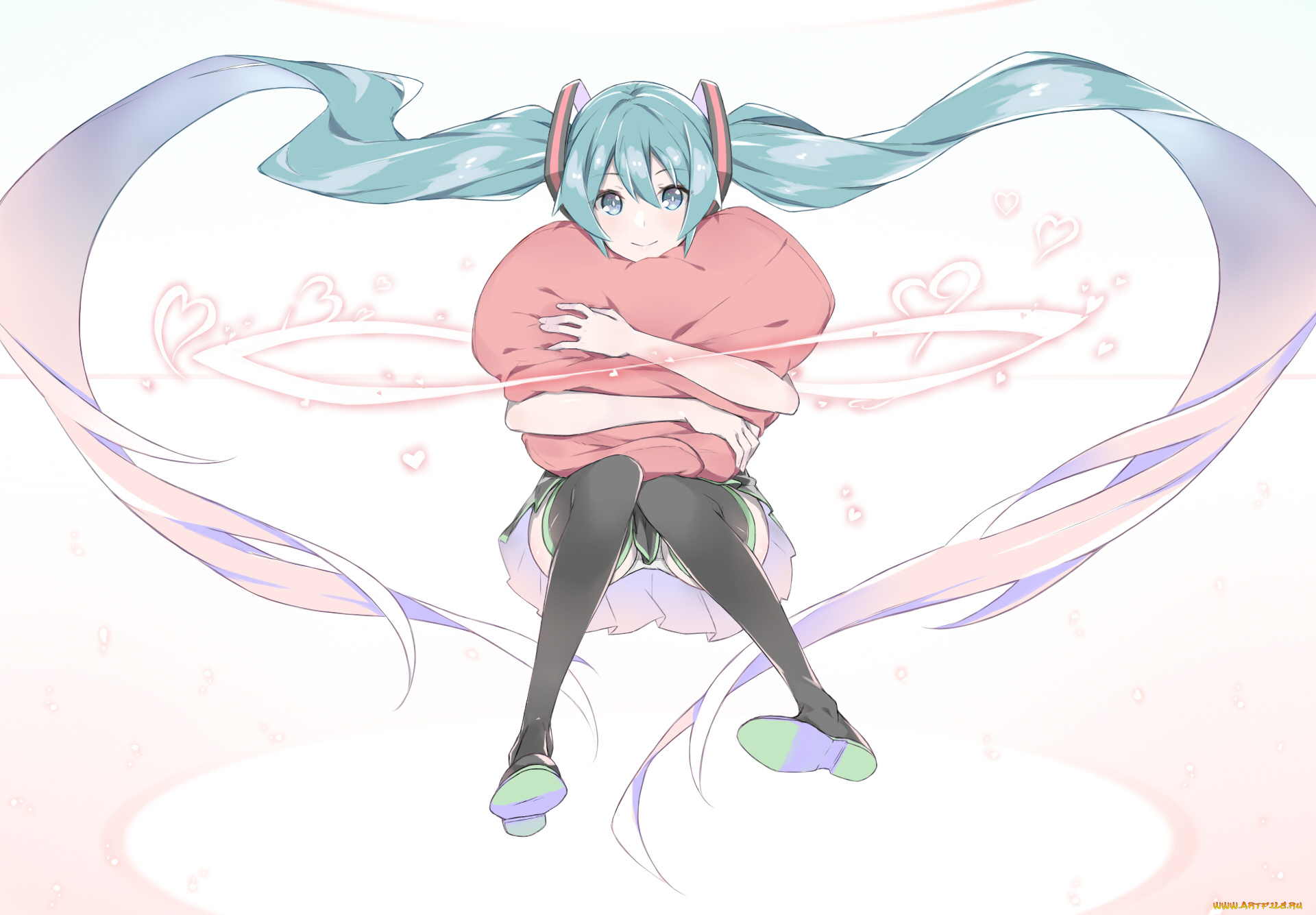 аниме, vocaloid, hatsune, miku, fhang