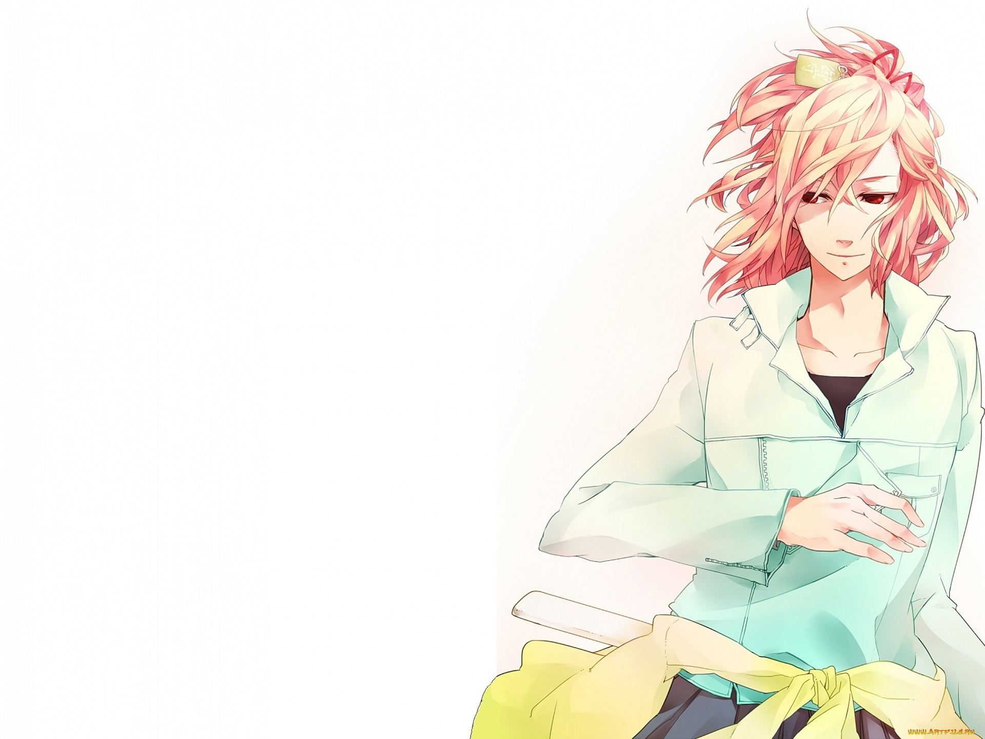 аниме, nabari, no, ou, парень