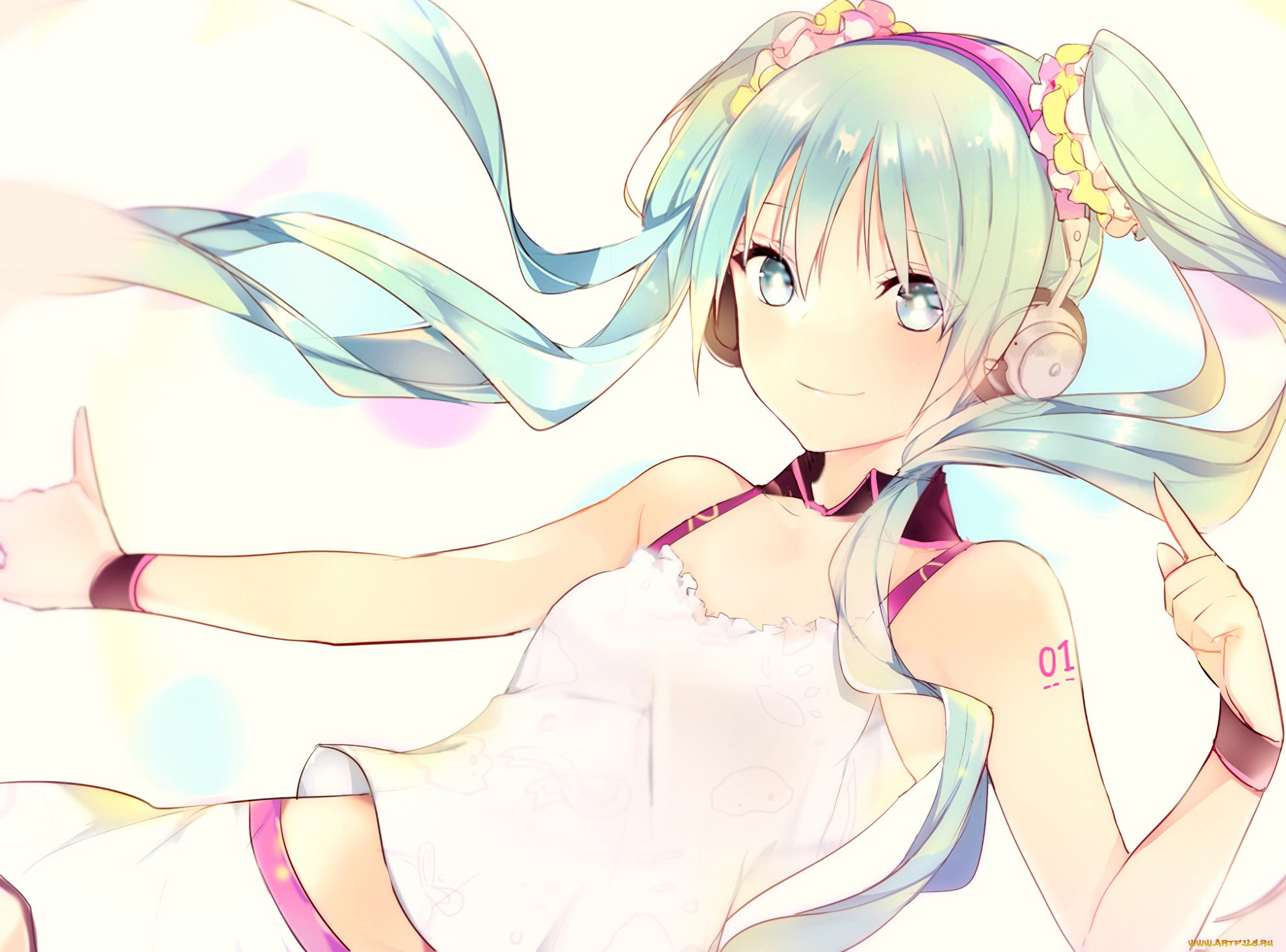 аниме, vocaloid, hatsune, miku
