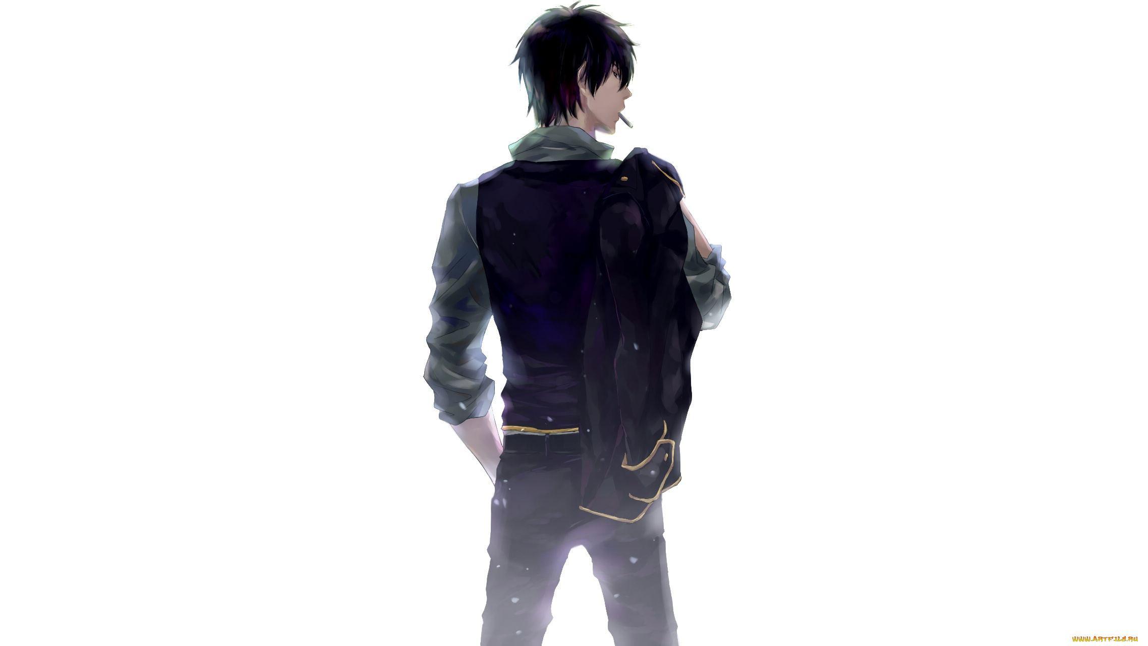 аниме, gintama, hijikata, toushirou, feiqiuxuan