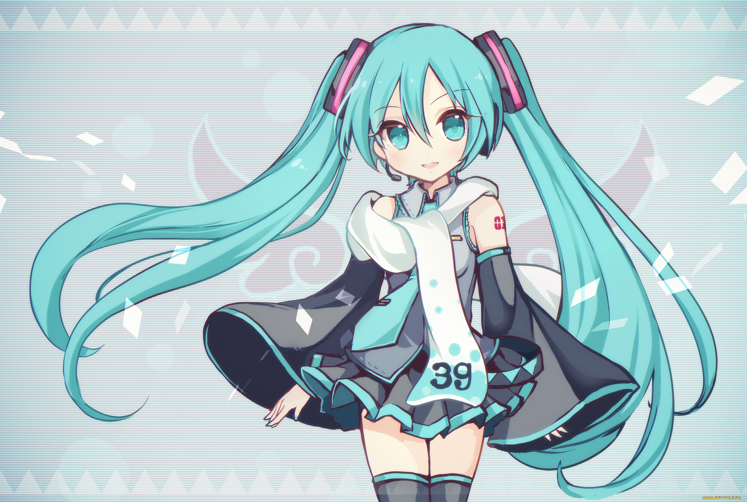 аниме, vocaloid, maodouzi, hatsune, miku