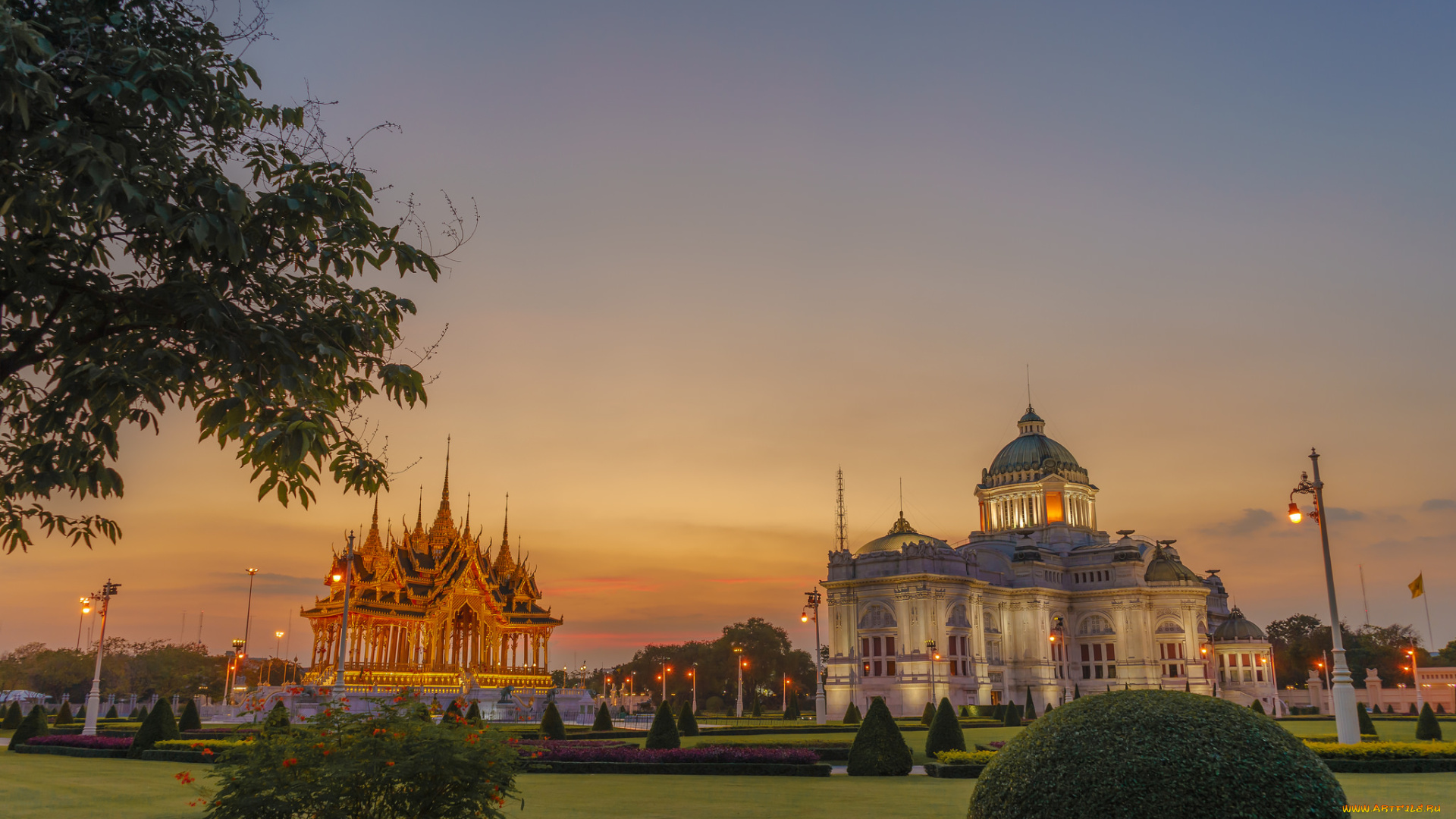 bangkok, , thailand, города, бангкок, , таиланд, рассвет