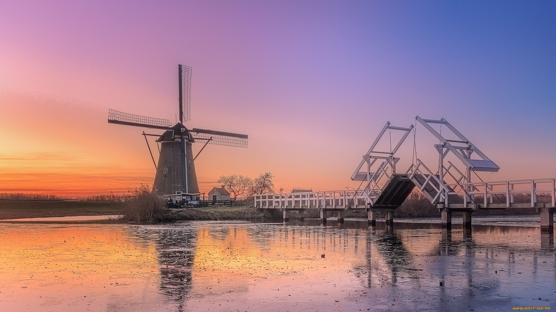 разное, мельницы, ветряк