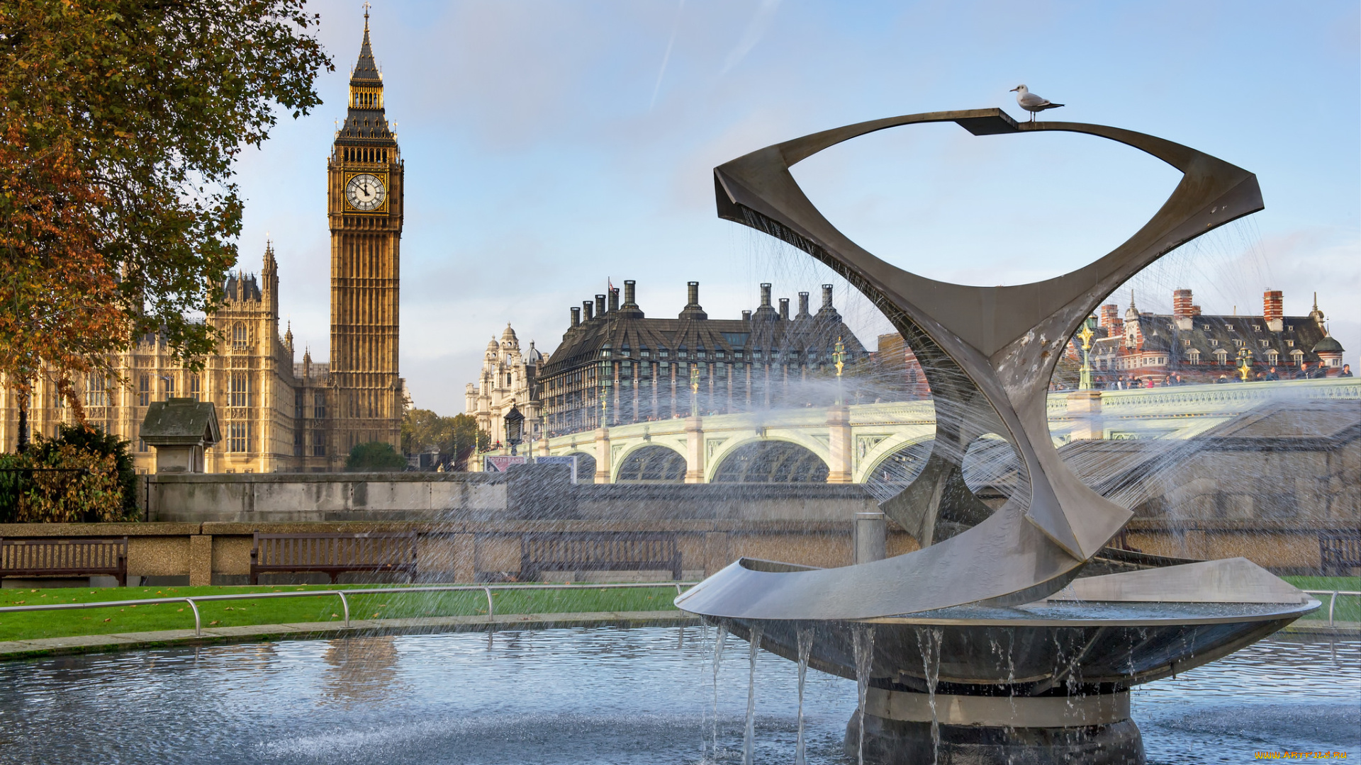 south, bank, , lambeth, , london, города, лондон, , великобритания, башня, монумент