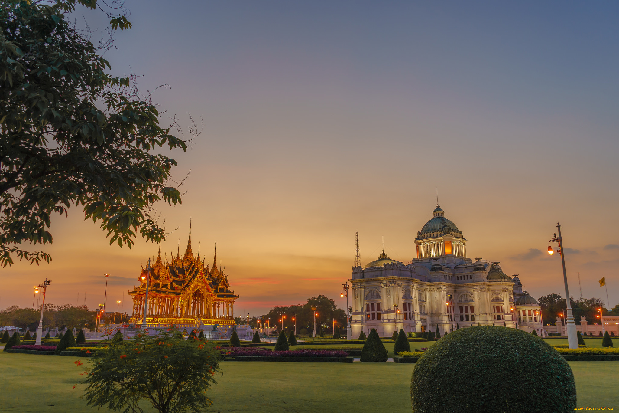 bangkok, , thailand, города, бангкок, , таиланд, рассвет