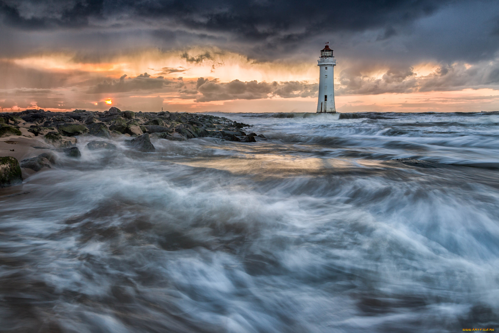 природа, маяки, побережье, маяк