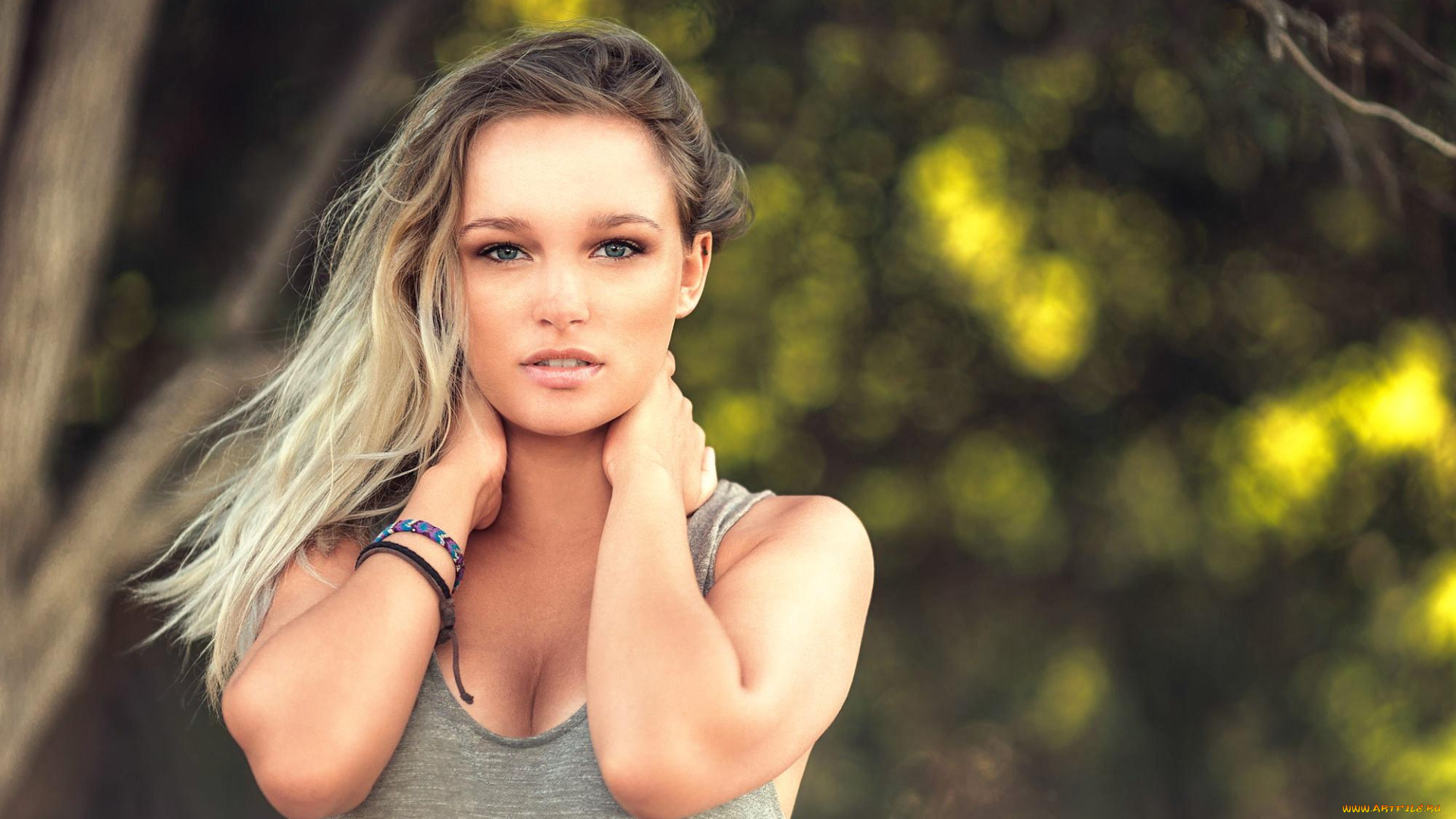 девушки, -unsort, , блондинки, , светловолосые, блондинка, майка, браслеты