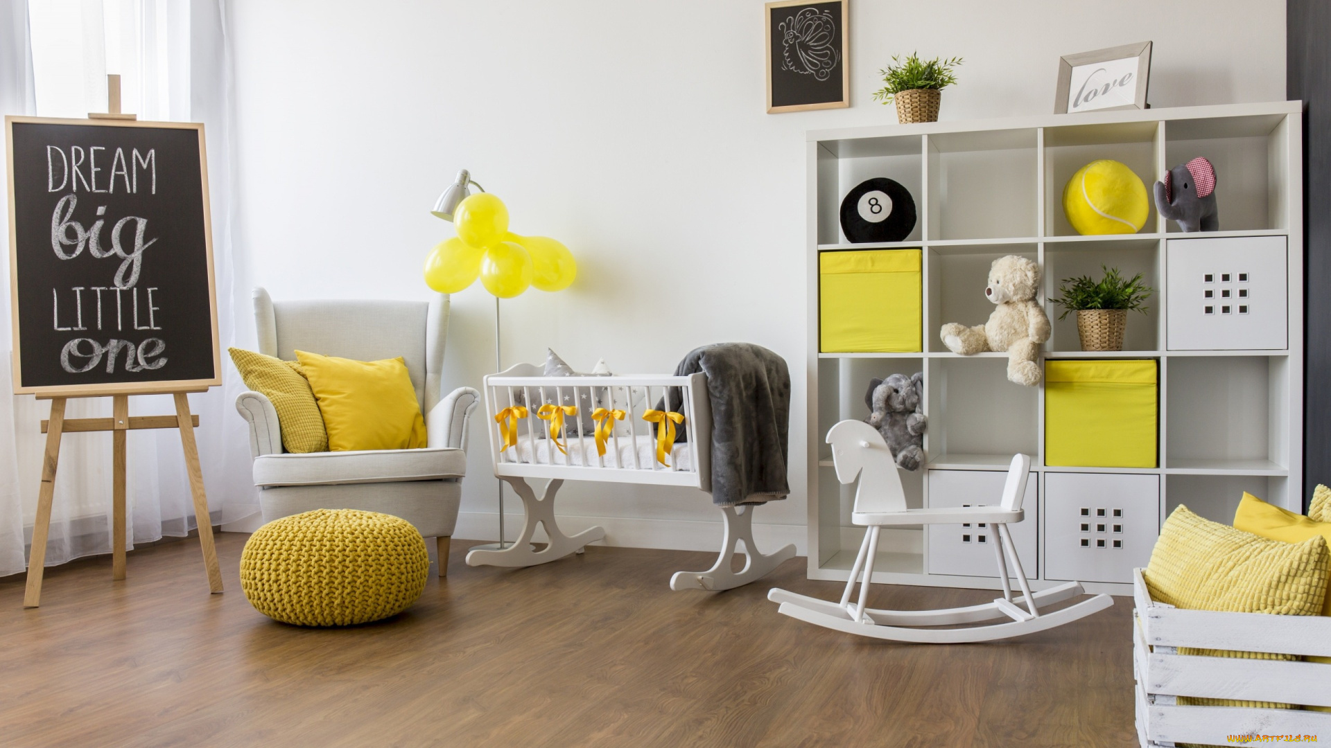 интерьер, детская, комната, детская, комната, стиль, мебель