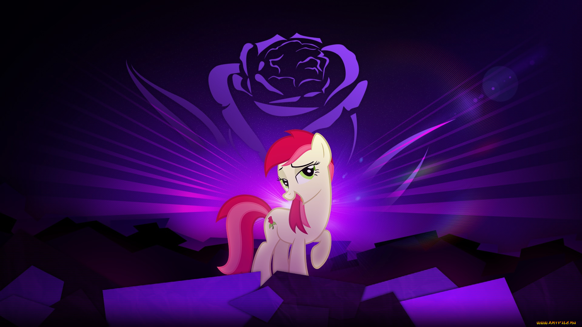 мультфильмы, my, little, pony, фон, пони