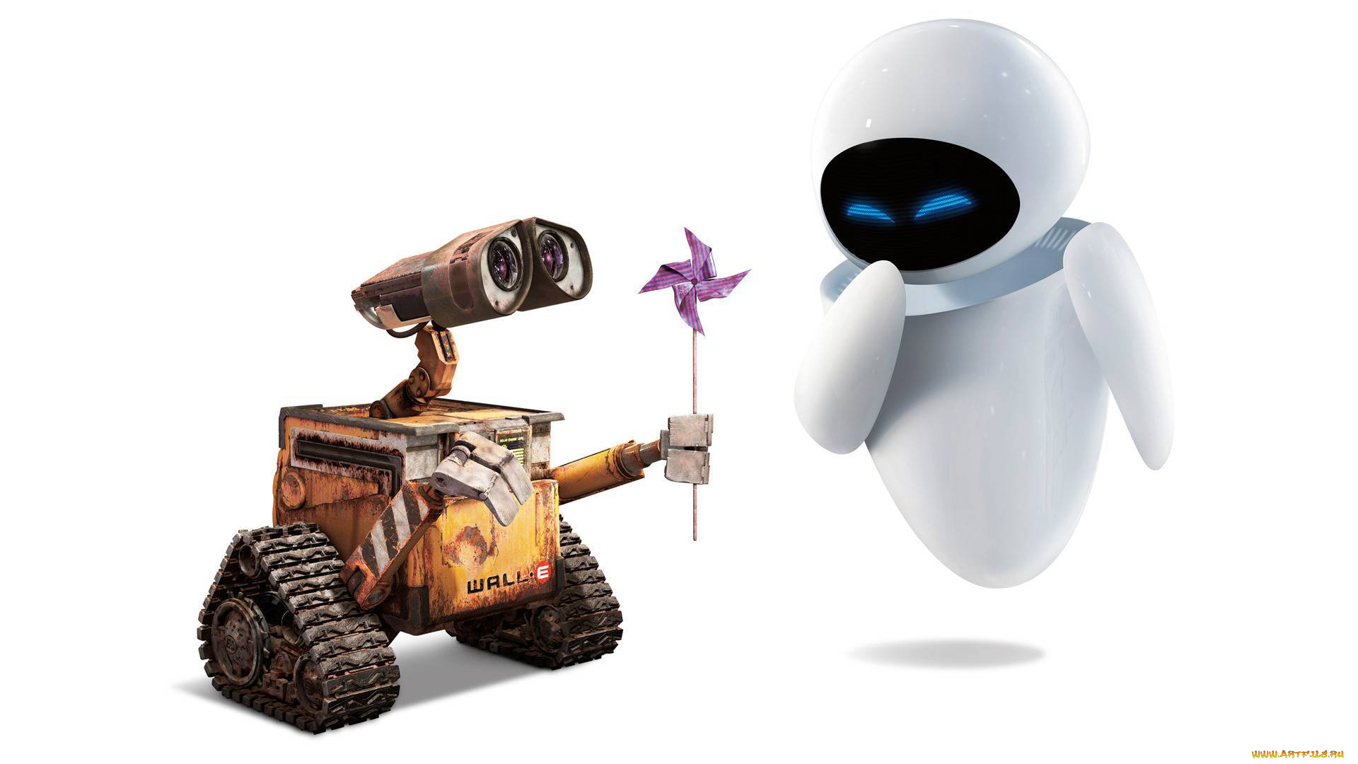 мультфильмы, wall-e, любовь, walle, валли, ева, арт