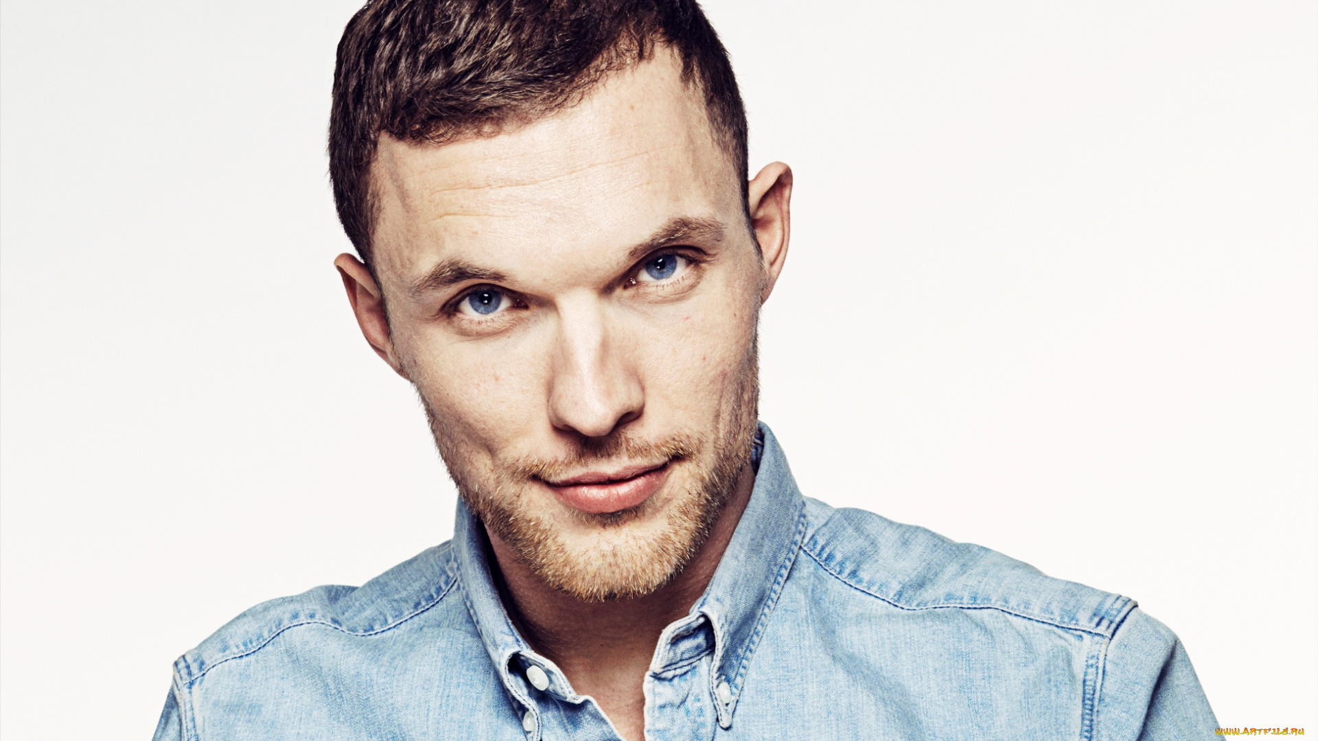 мужчины, -, unsort, рубашка, улыбка, лицо, актер, ed, skrein