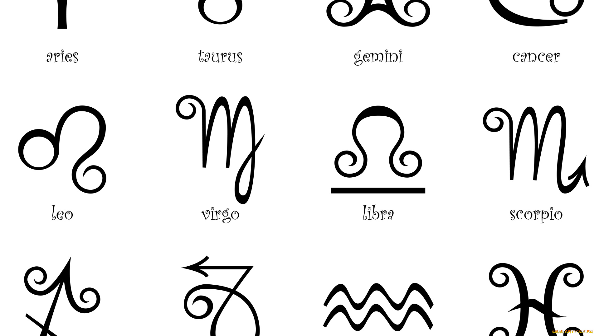 разное, знаки, зодиака, знаки, зодиака