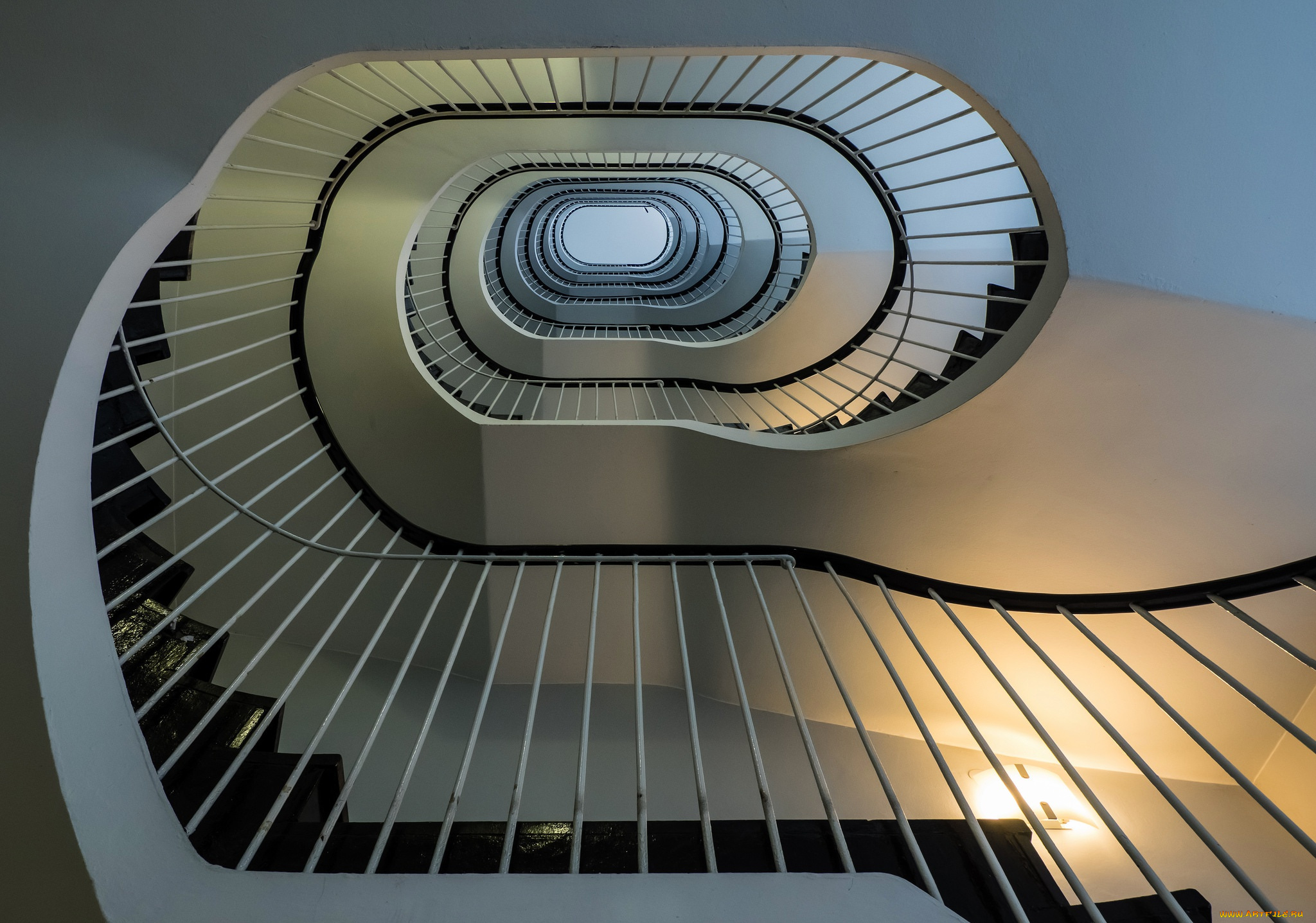 интерьер, холлы, , лестницы, , корридоры, ступени, перила, ограждение, лестница