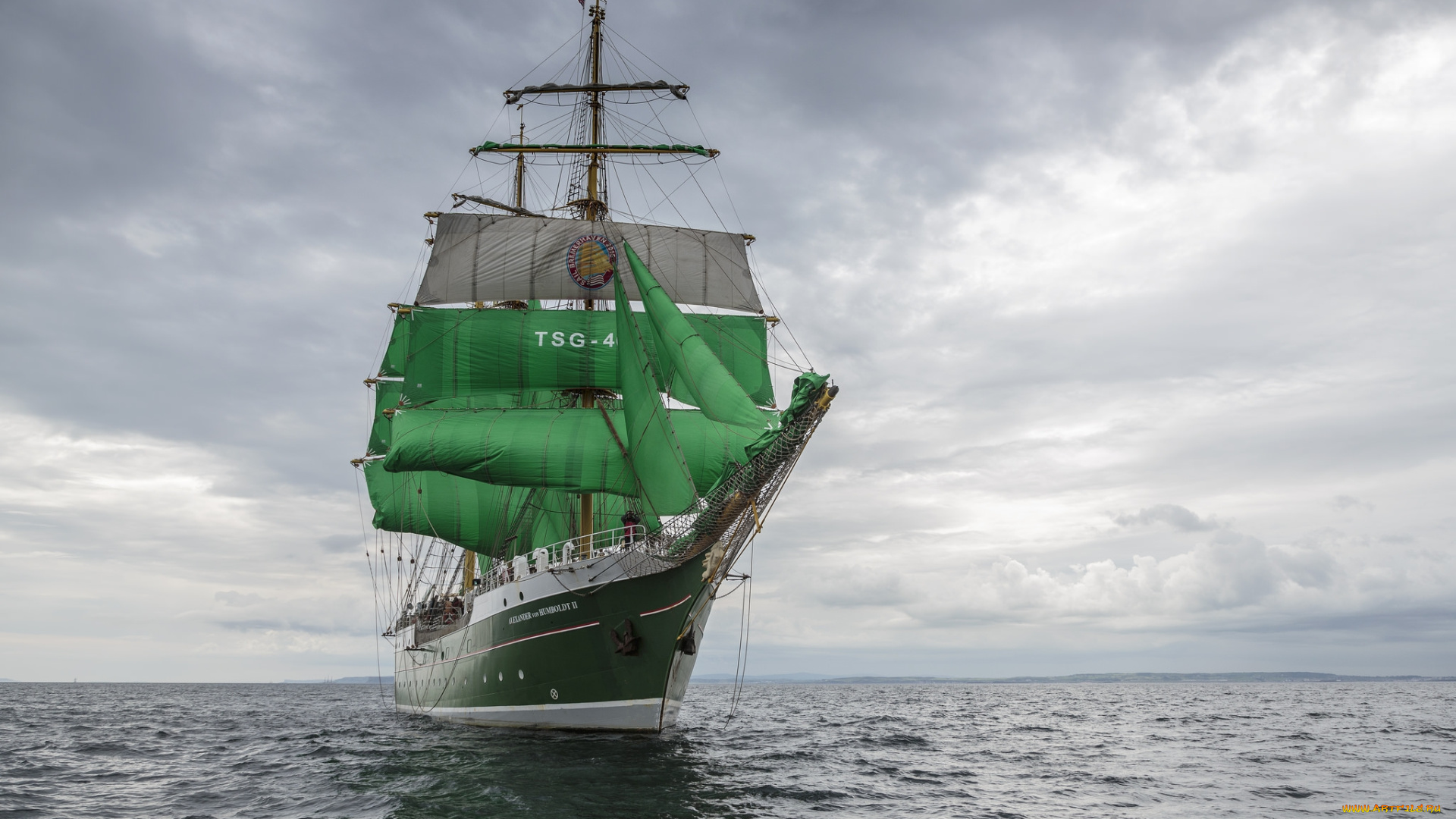 alexander, von, humbolt, корабли, парусники, мачты, паруса