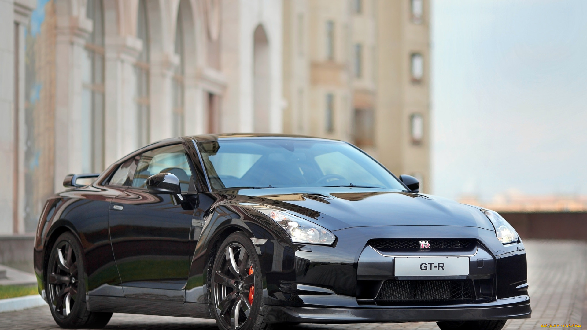 автомобили, nissan, datsun, здание, плитка, черный