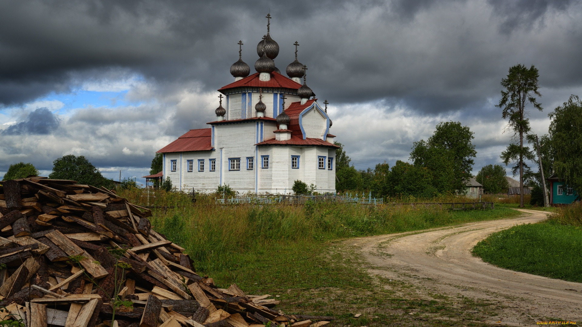 города, -, православные, церкви, , монастыри, россия, храм, дрова, церковь, тучи, дорога
