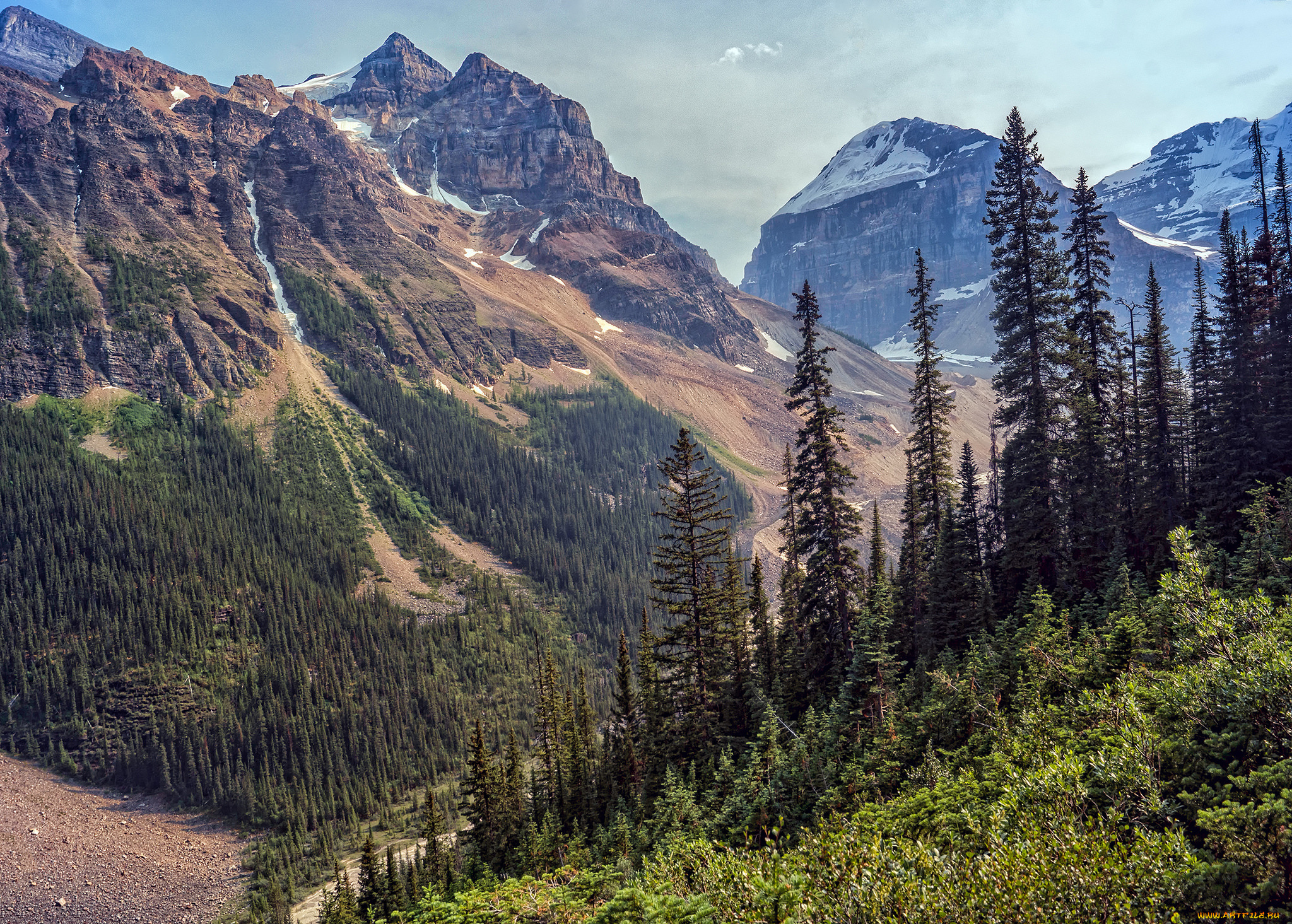 природа, горы, простор