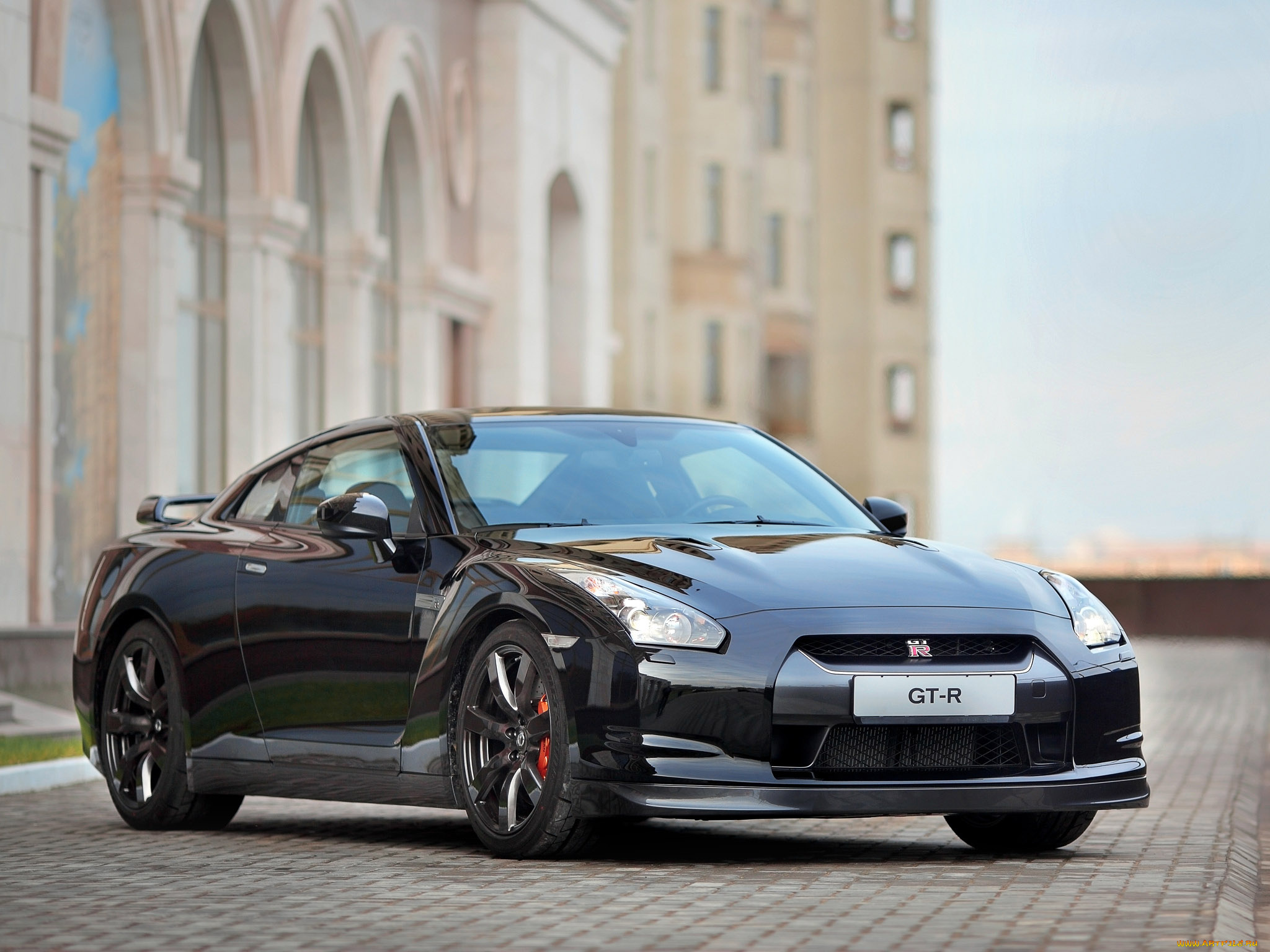 автомобили, nissan, datsun, здание, плитка, черный