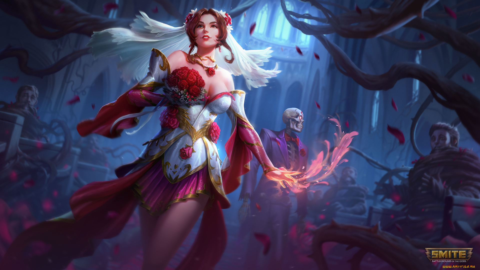 видео, игры, smite, persephone